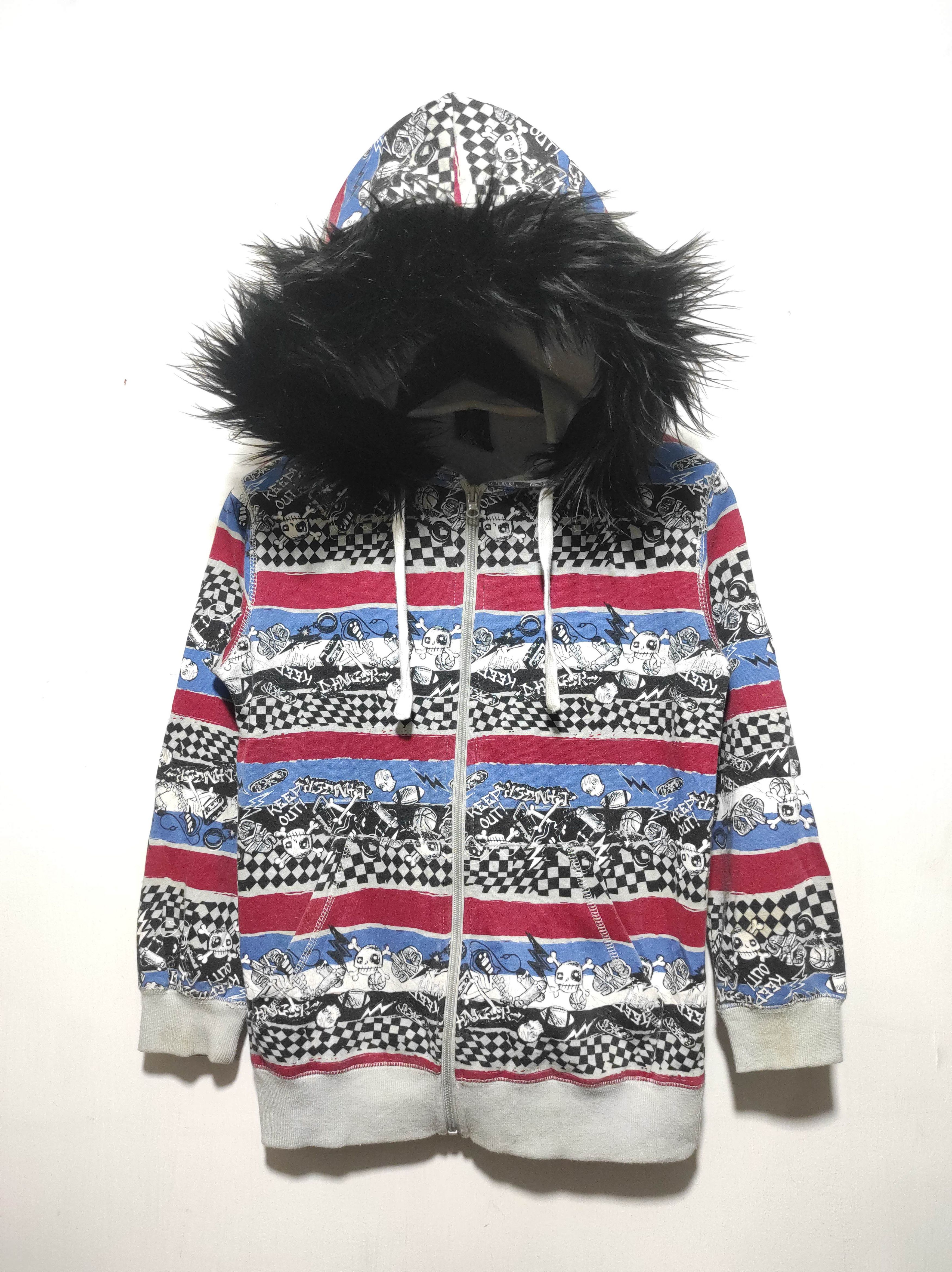 Hysteric Glamour Tilt Fullprint Zip Fur Hoodie i6w9 LBG style Size US XXS / EU 40 - 2 Thumbnail