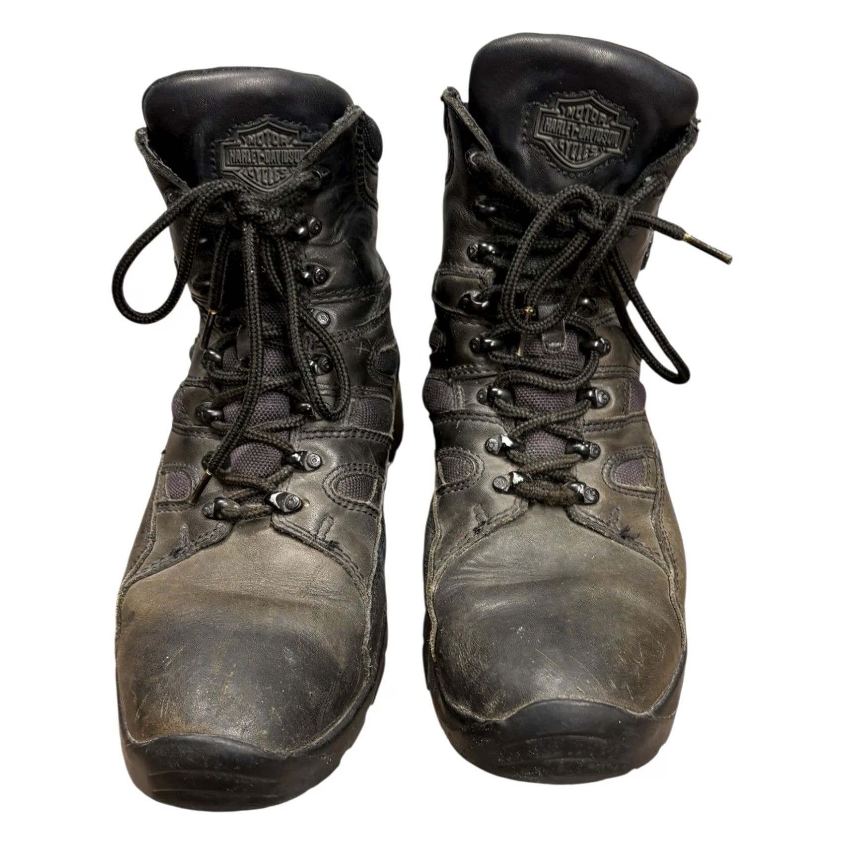 Harley Davidson HARLEY-DAVIDSON HD ANDY Boots Men 10.5 M Black Lace Up Rubber Sole Motorcycle Waterproof Comfort Slip Resistant Leather Vintage: No Size US 10 / EU 43 - 3 Thumbnail