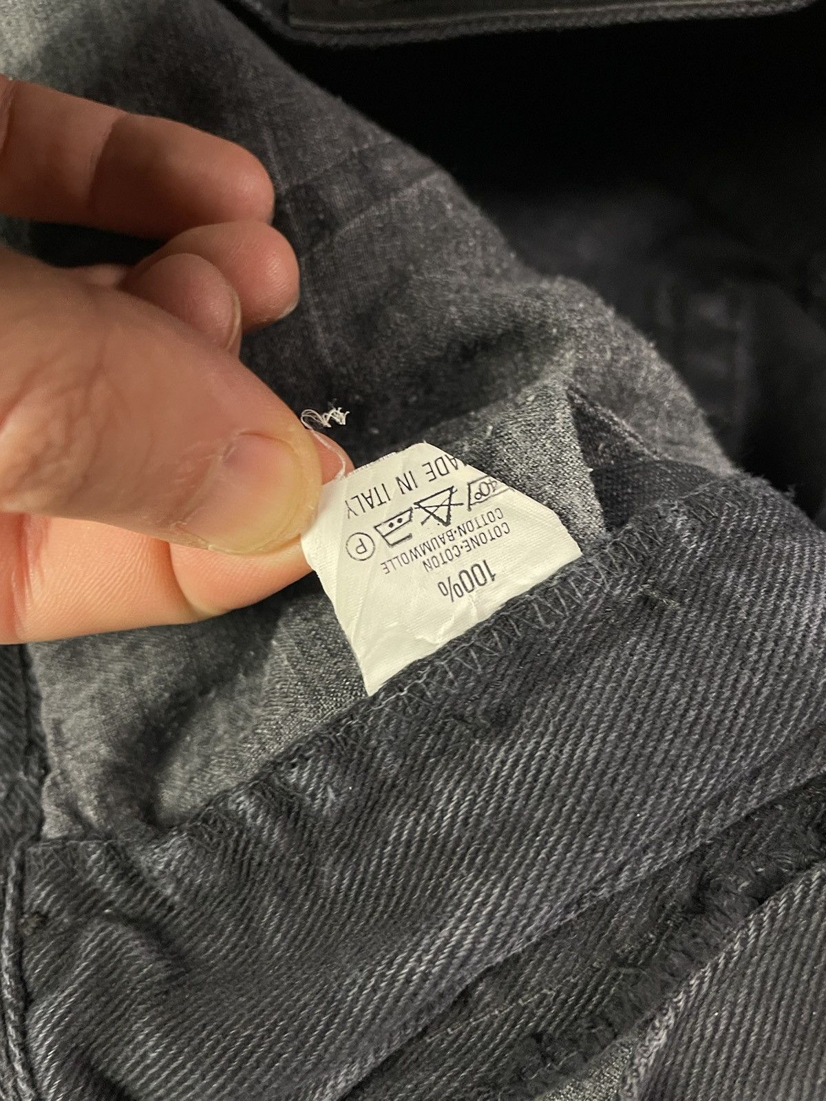 Versace × Vintage 90S Versace Classic V2 Black Faded Relaxed Denim Jeans Pants Size US 34 / EU 50 - 7 Thumbnail