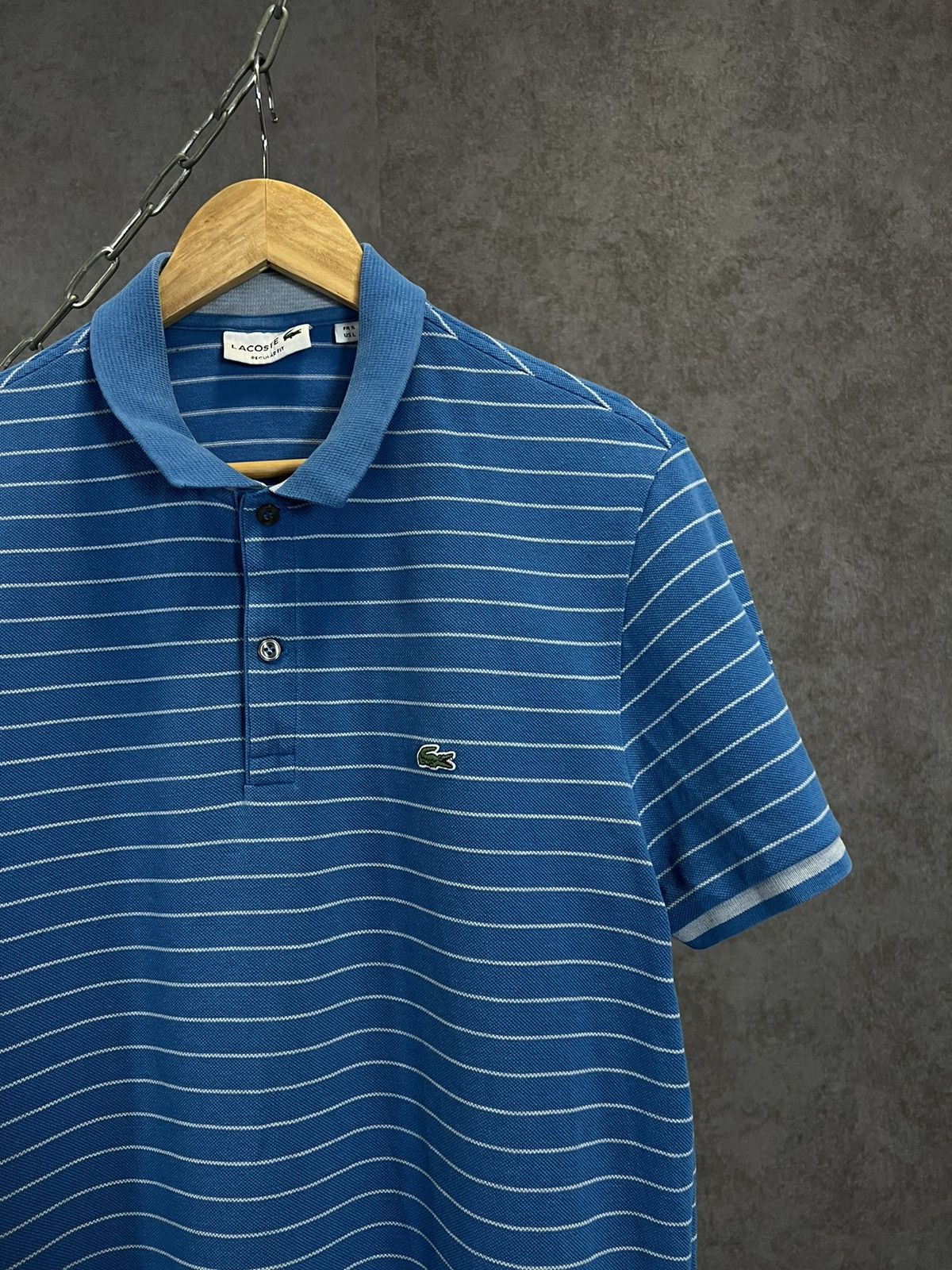 Lacoste Lacoste designer striped polo tee Size US L / EU 52-54 / 3 - 2 Thumbnail