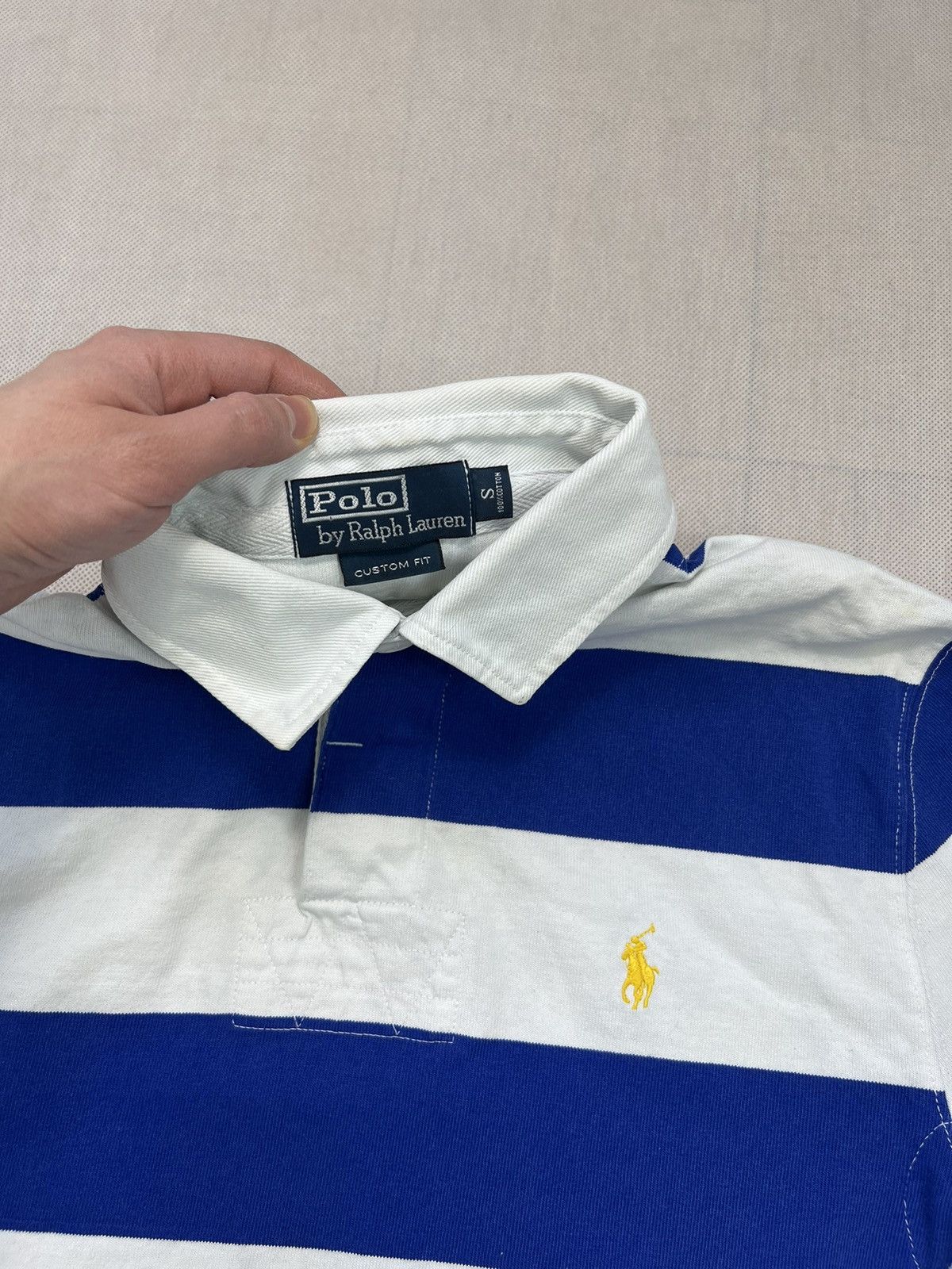 Polo Ralph Lauren × Ralph Lauren × Vintage Longsleeve Polo Ralph Lauren Rugby Vintage Size US S / EU 44-46 / 1 - 2 Thumbnail