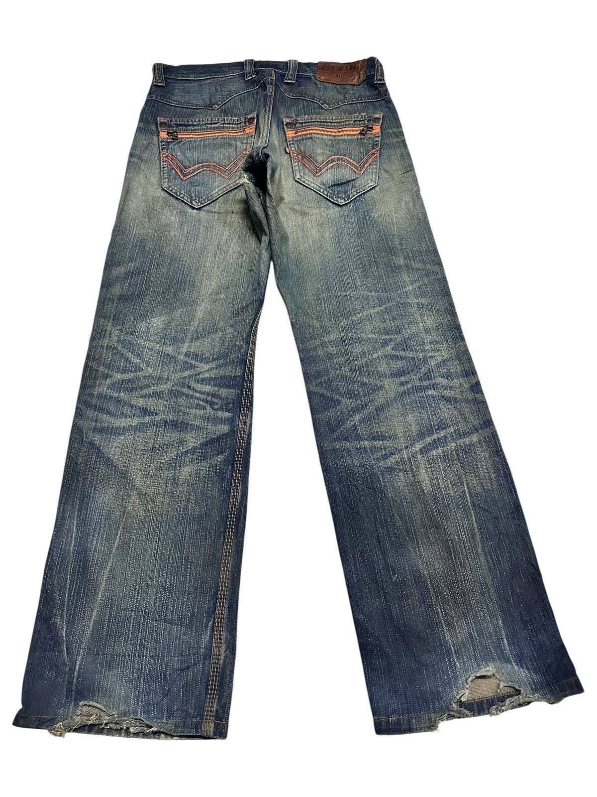 Japanese Brand Edwin XV Exclusive Vintage Baggy Style Jeans With MudWash Size US 32 / EU 48 - 2 Thumbnail