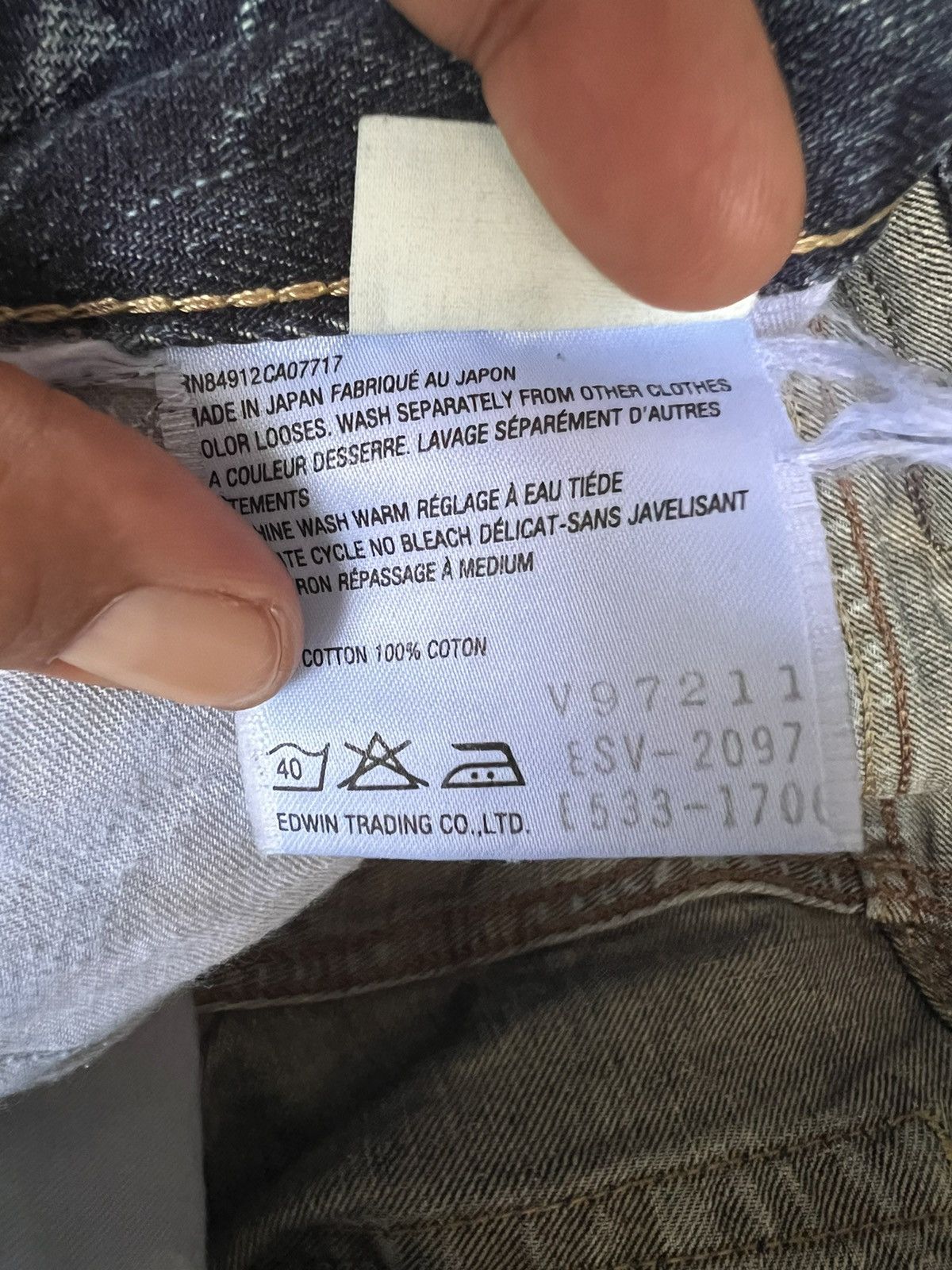 Edwin 🔥Something Edwin Vienus Bliss Distressed Denim Size 30" / US 8 / IT 44 - 18 Thumbnail