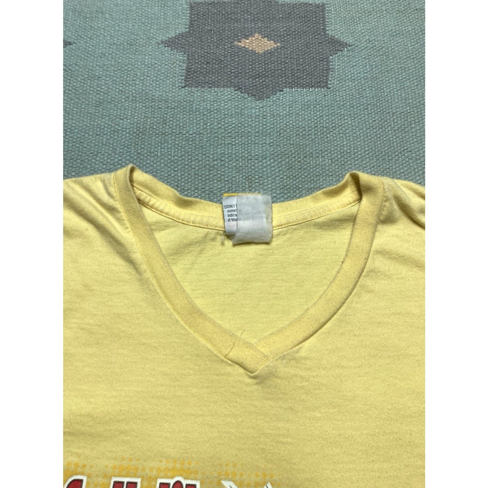Vintage VINTAGE Tweety Bird Looney Tunes T-Shirt if I Felt Like Smiling V-Neck XXL Women Yellow T-Shirt Bird Tweety Womens XX L Size XXL / US 16-18 / IT 52-54 - 5 Thumbnail