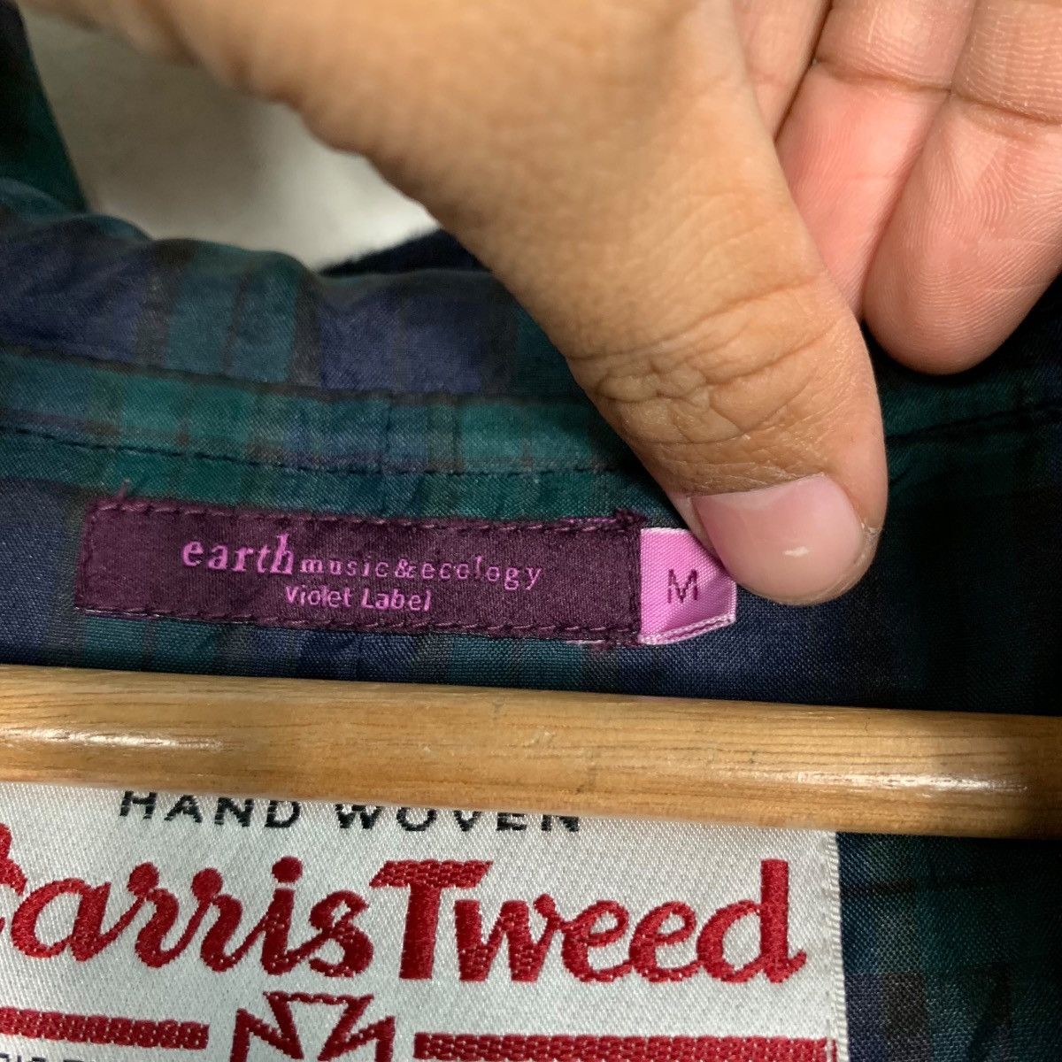 Harris Tweed HARRIS TWEED Wool Hooded Coat Jacket #2694-C121 Size US M / EU 48-50 / 2 - 17 Thumbnail