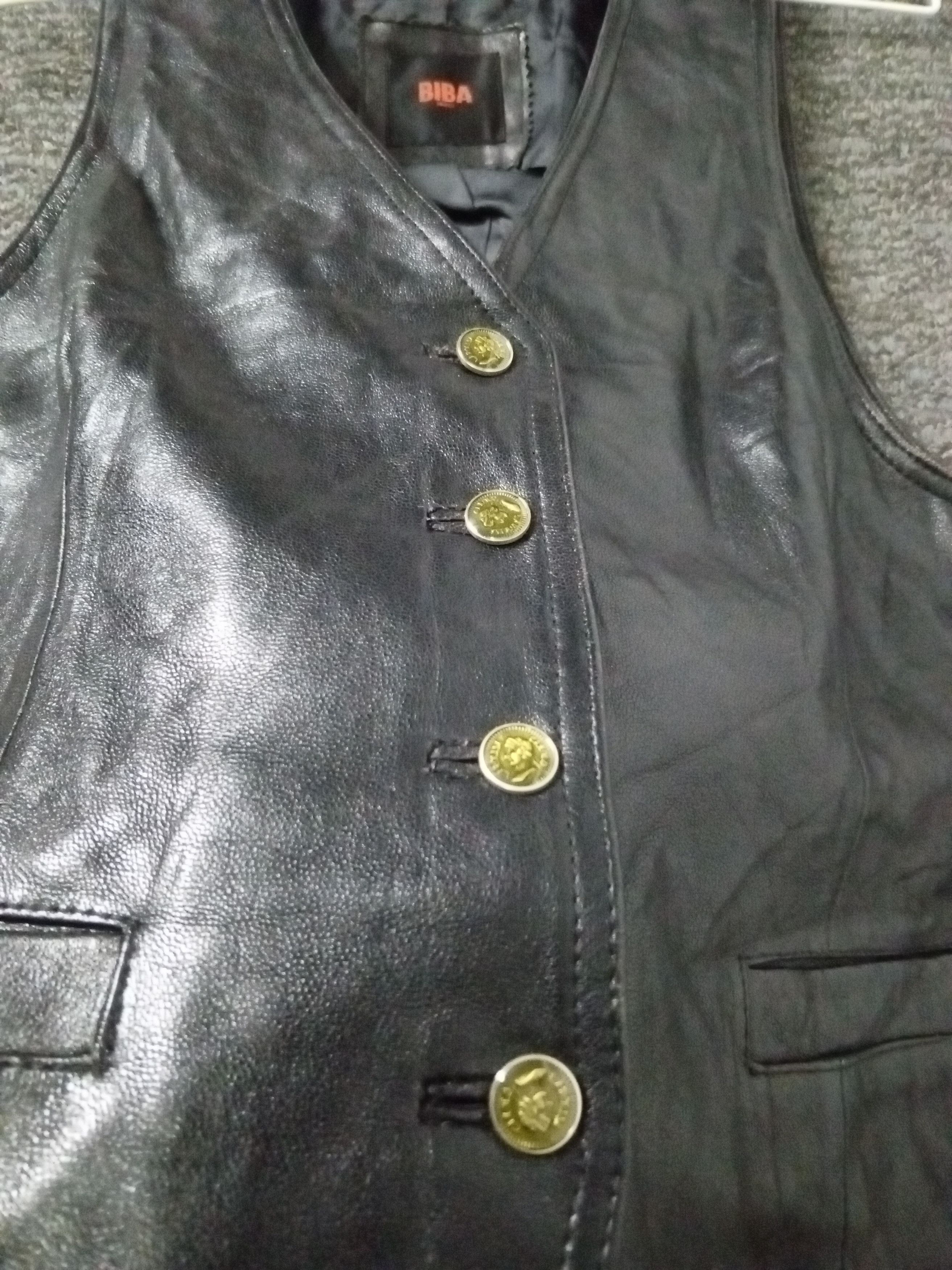 Japanese Brand BIBA VEST LEATHER Size XXS / US 00 / IT 34 - 6 Thumbnail