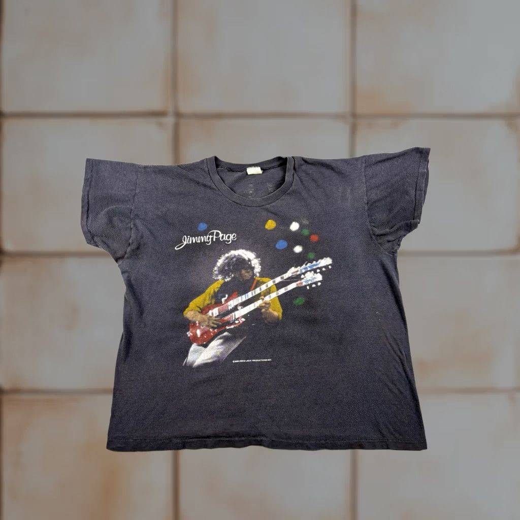 Vintage VINTAGE The Firm Jimmy Page Shirt Boxy Small Led Zeppelin Paul Rodgers 80s S Black Mens Size US S / EU 44-46 / 1 - 1 Thumbnail