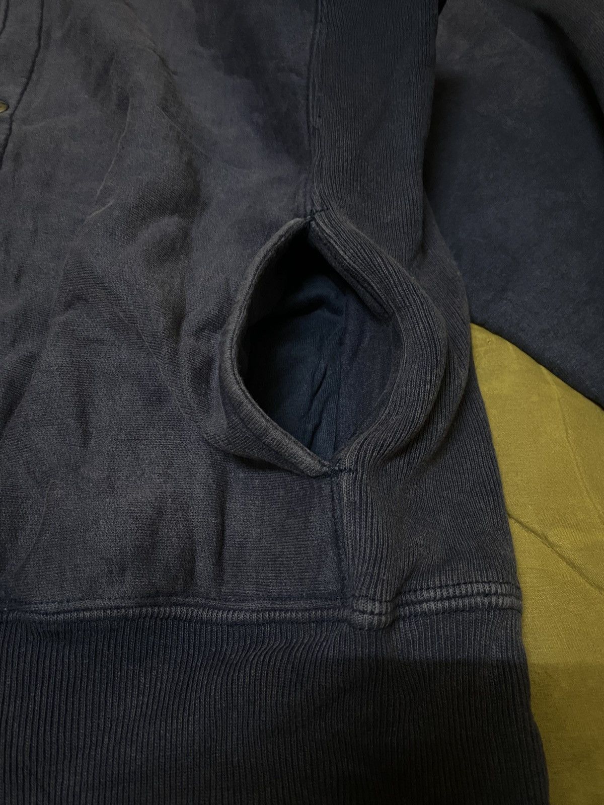 Sugar Cane Cheswick By Sugarcane Sun Faded Snap Button Hoodie Sweater Size US M / EU 48-50 / 2 - 4 Thumbnail
