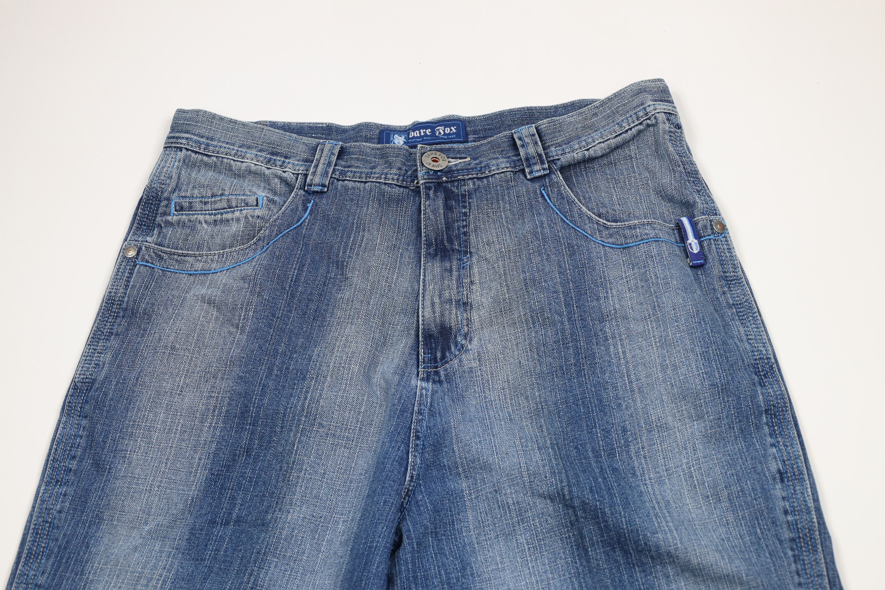 Vintage Vintage 90s Streetwear Fit Wide Leg Skateboard Jeans Blue Size US 36 / EU 52 - 2 Thumbnail