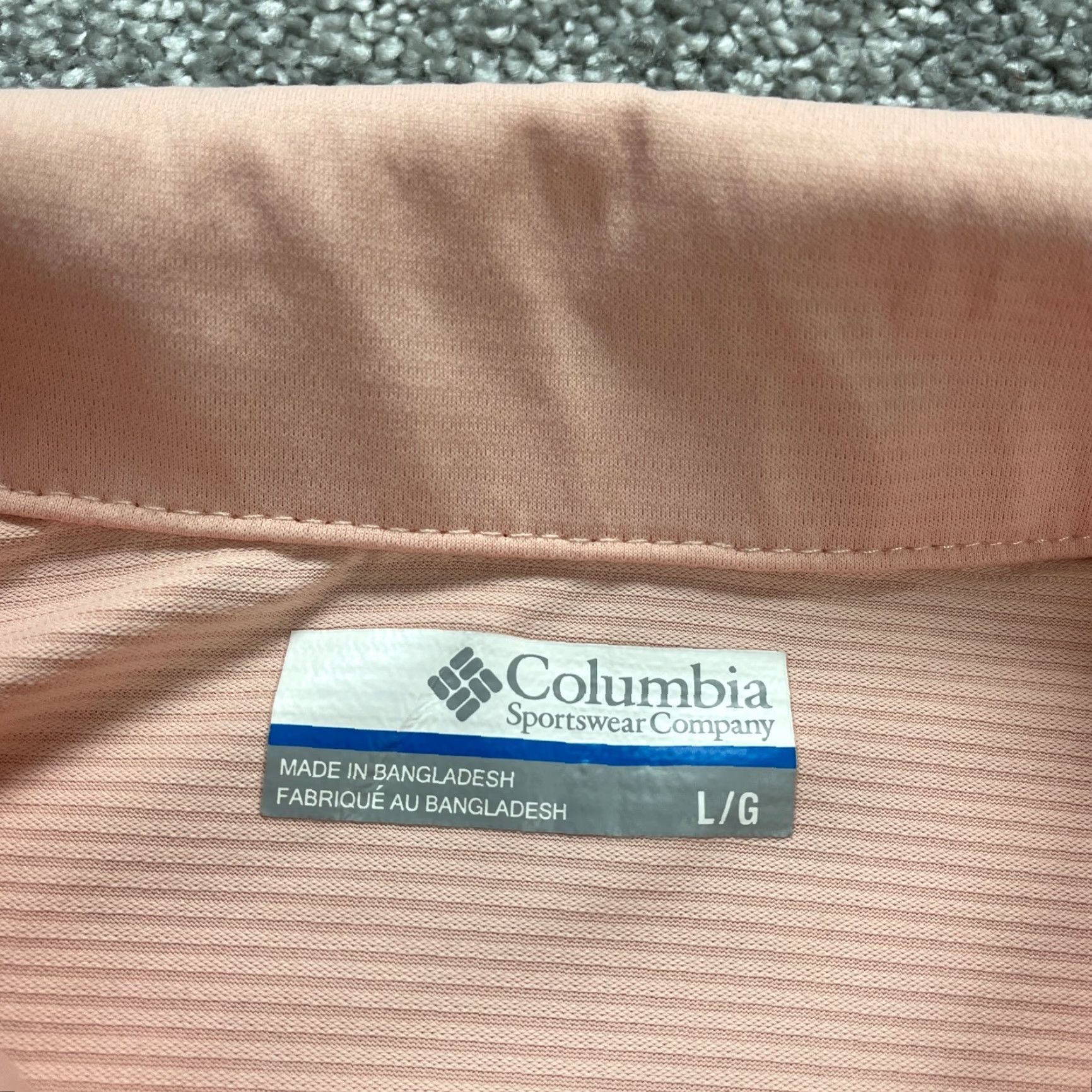 Vintage Columbia Omni Wick Polo Shirt Mens Large Pink Short Sleeve Golf Tennis Shirt Size US L / EU 52-54 / 3 - 6 Thumbnail