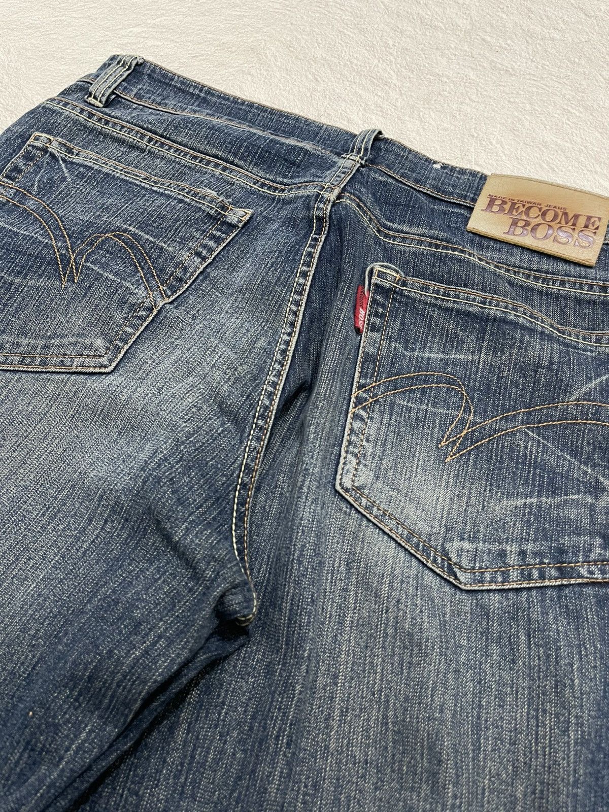 If Six Was Nine 2000s Jeans Washed Fading Denim Y2K Size US 32 / EU 48 - 9 Thumbnail