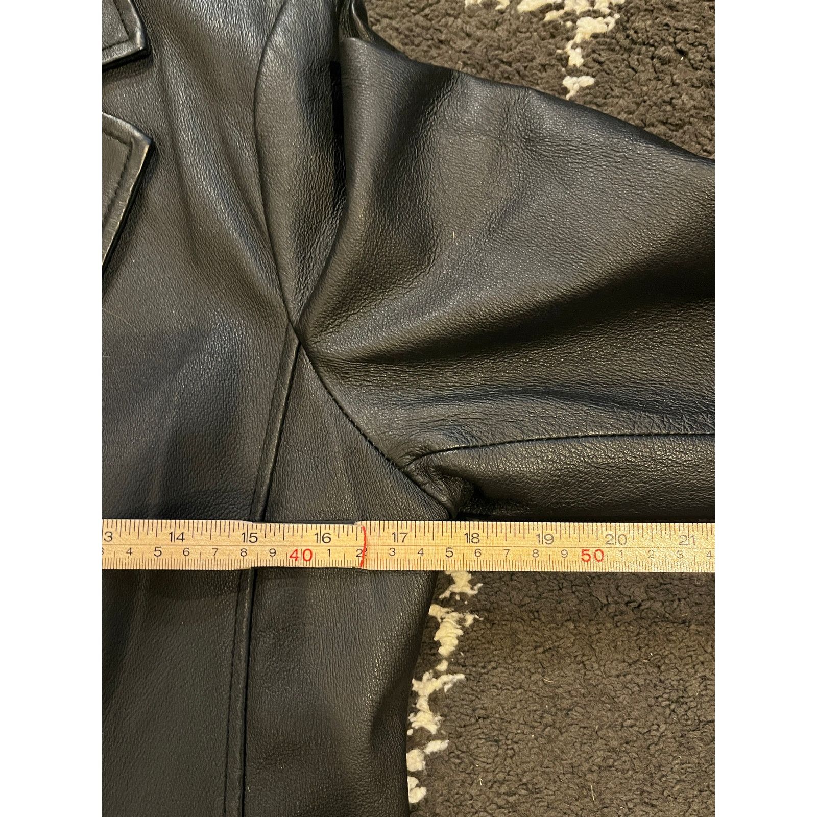 Other Massani Genuine Leather Jacket Black Men's Size Medium Size M / US 6-8 / IT 42-44 - 5 Thumbnail