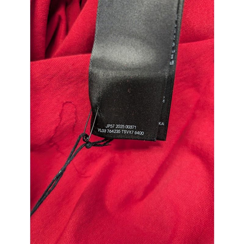 Balenciaga o1rshd1 Sweetheart Dry Jersey Medium Fit T-Shirt in Red Size US L / EU 52-54 / 3 - 17 Thumbnail