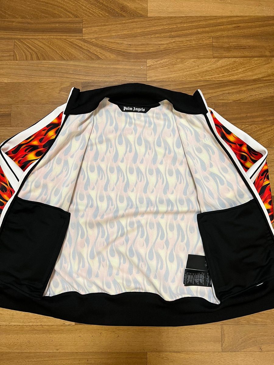 Palm Angels Palm Angels flames truck jacket Size US L / EU 52-54 / 3 - 5 Thumbnail
