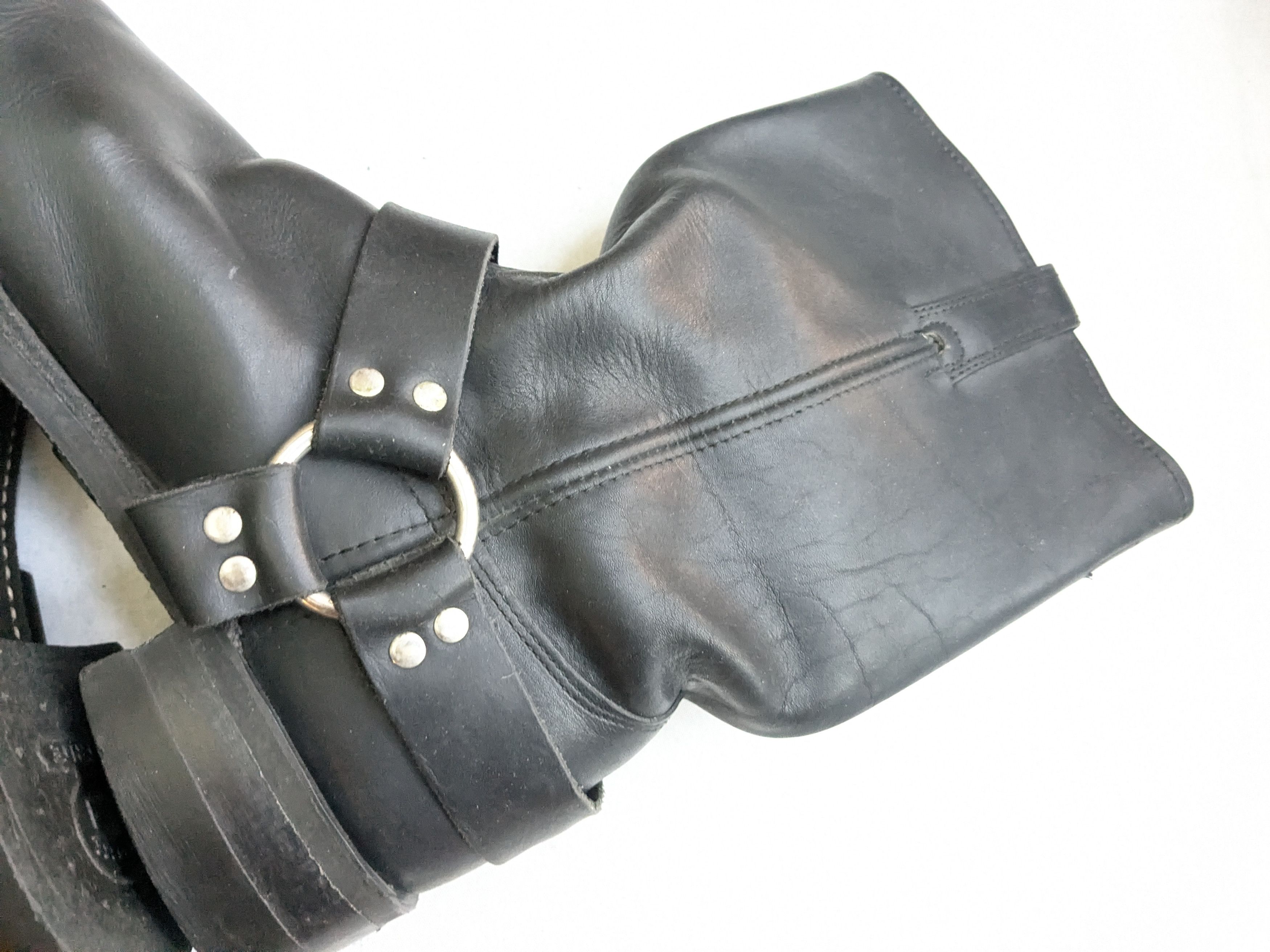 Frye Frye Harness Boots Black 12 D Leather Size US 12 / EU 45 - 10 Thumbnail