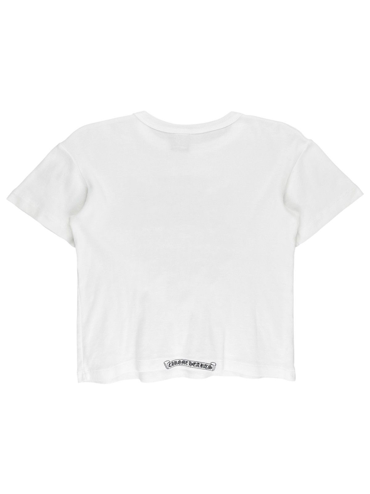 Chrome Hearts Chrome Hearts Dagger Logo Cropped Mini Baby Tee Tshirt Size ONE SIZE - 2 Thumbnail