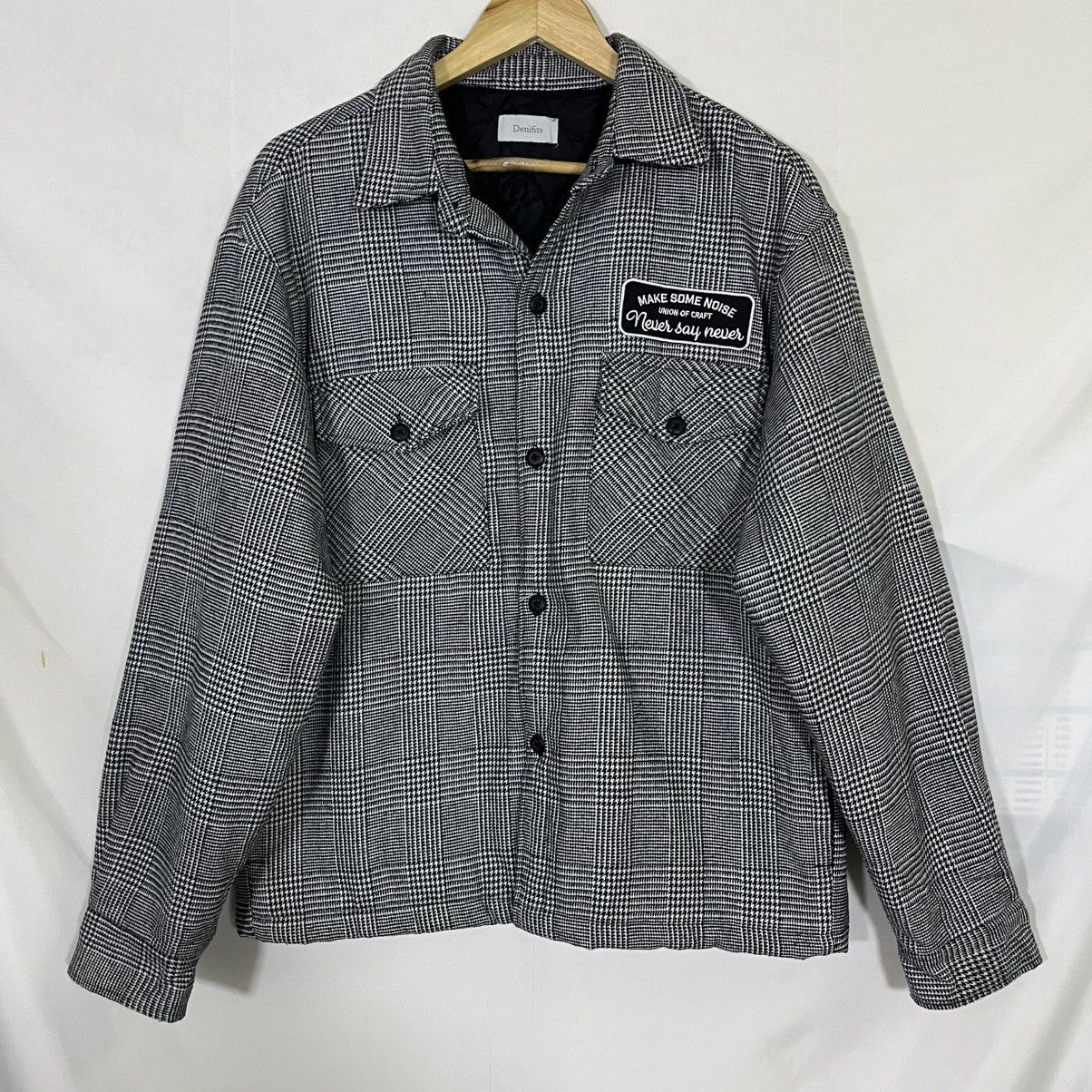 14th Addiction DENIFITS PLAID MULTIPOCKET BUTTON UP JACKET Size US L / EU 52-54 / 3 - 1 Thumbnail