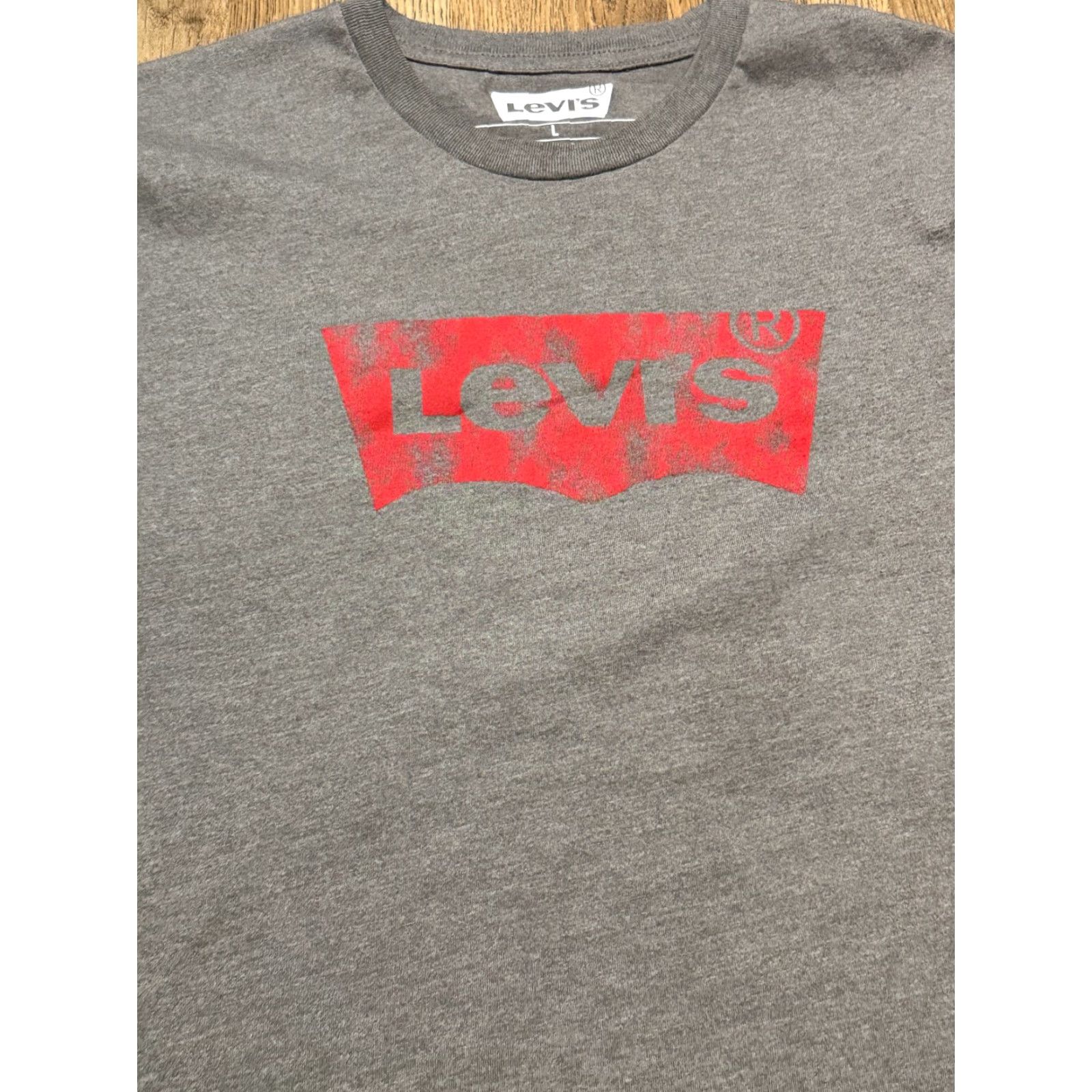 Levi's Levi's Shirt Mens Size Large Gray Red Short Sleeve Logo Graphic Print T-Shirt Size US L / EU 52-54 / 3 - 5 Thumbnail