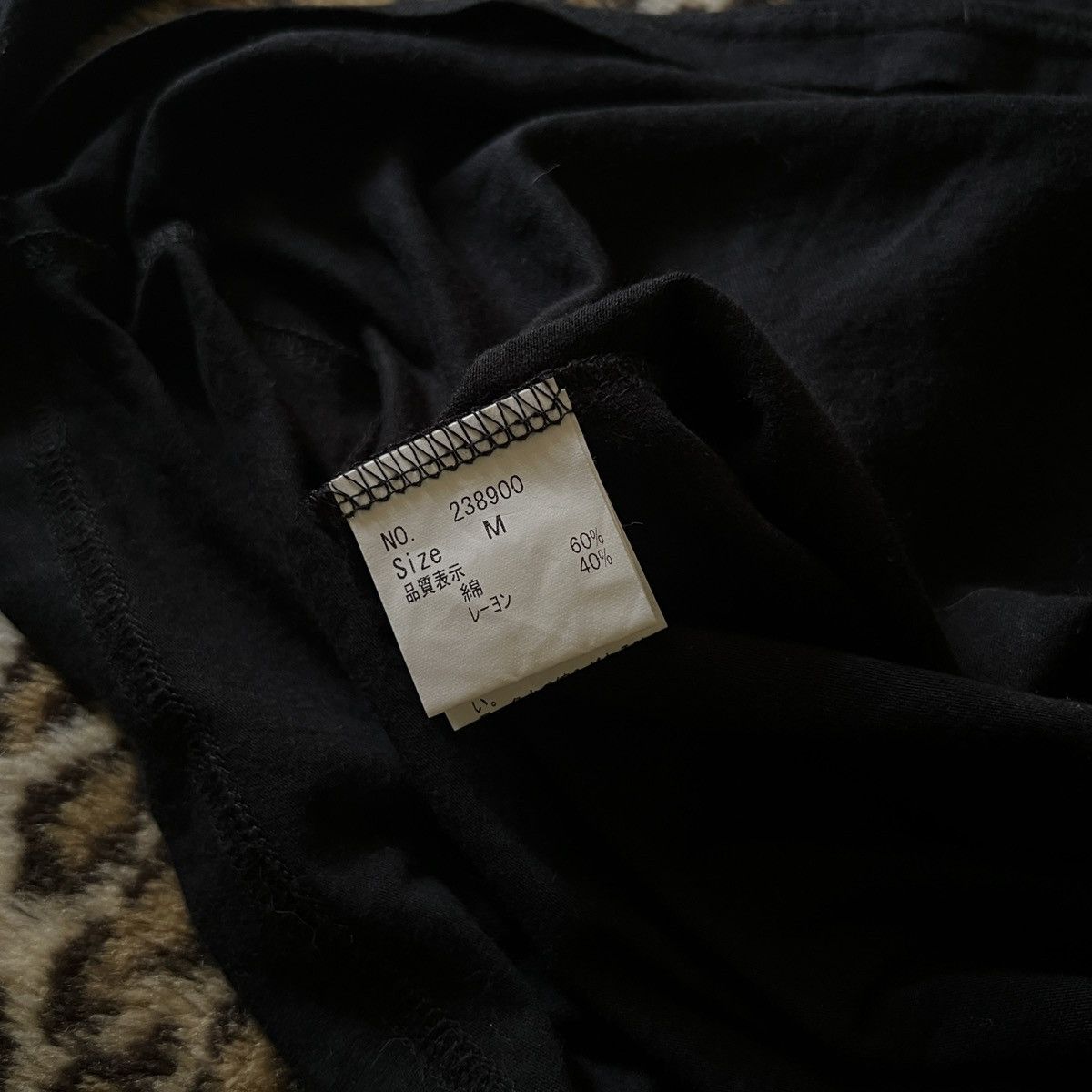 Japanese Brand Black Peace Now Black asymmetrical long sleeve t-shirt Size US M / EU 48-50 / 2 - 9 Thumbnail