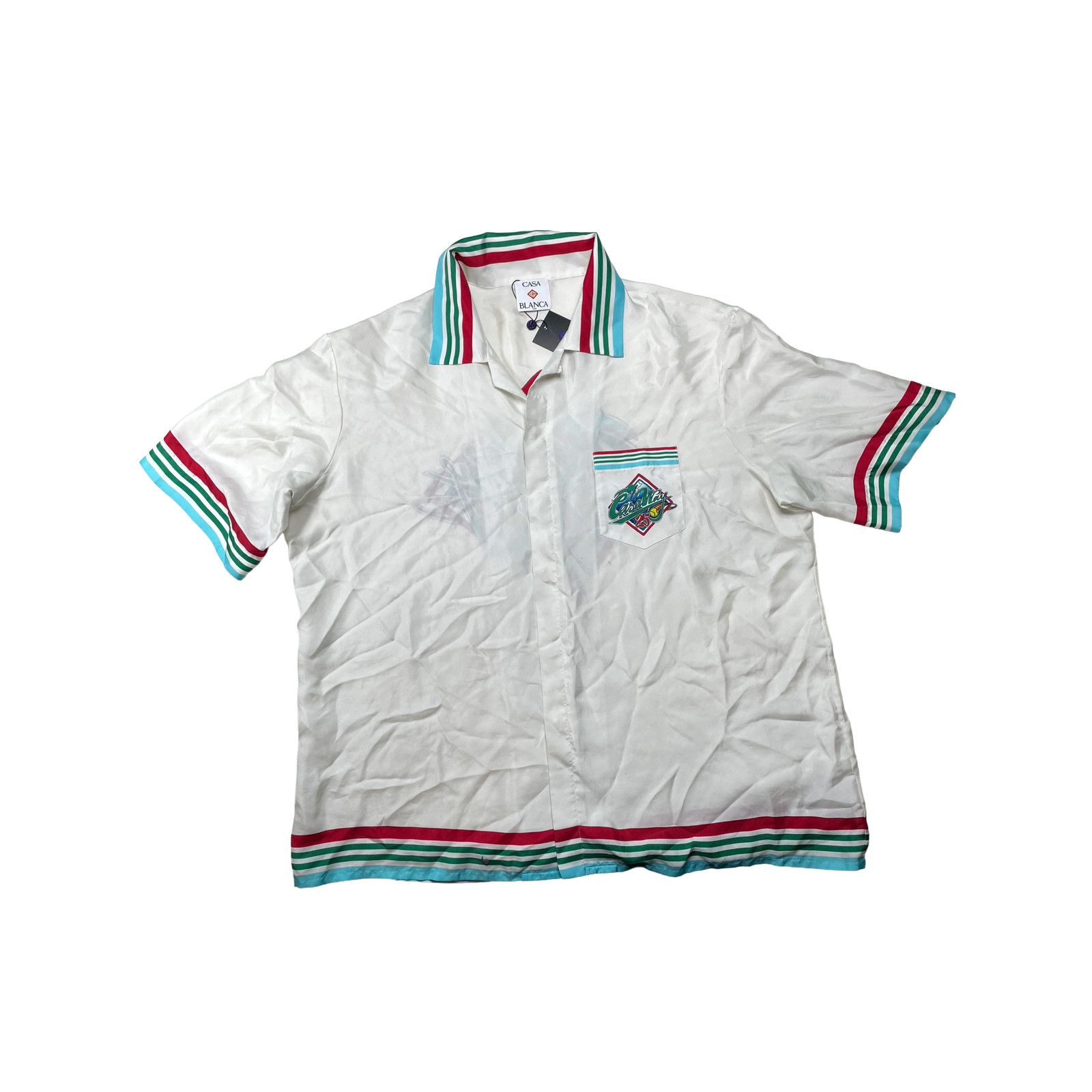 Casablanca Casablanca Casa Way 25 Vacation White & Multicolor Shirt Size US XXL / EU 58 / 5 - 1 Thumbnail