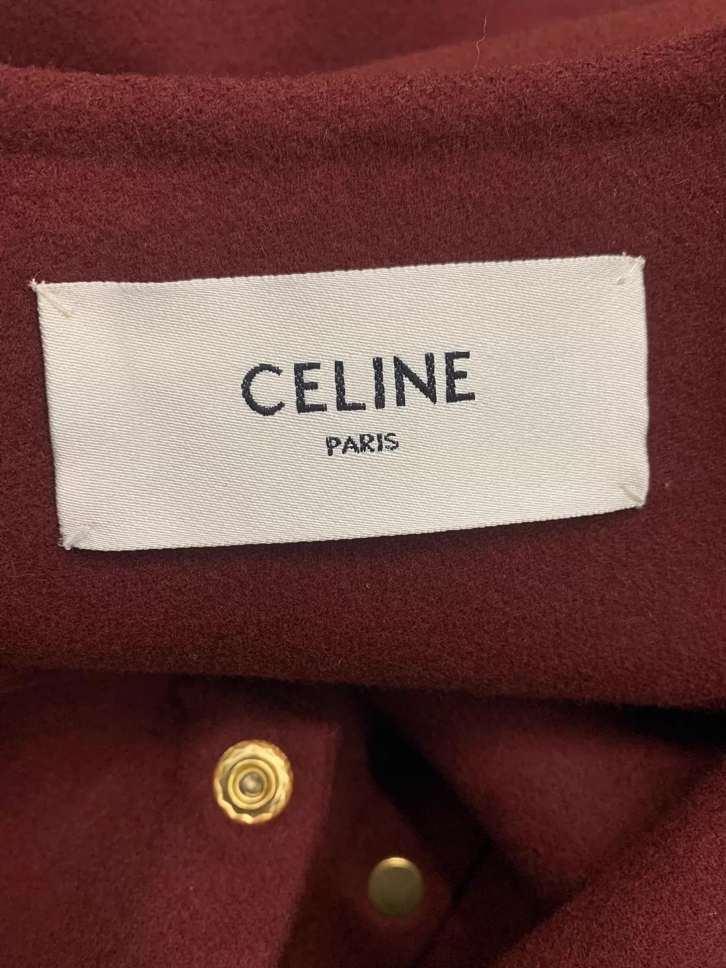 Celine Celine Red Gold Buttons Wool Jacket 34 New Size XXS / US 00 / IT 34 - 4 Thumbnail