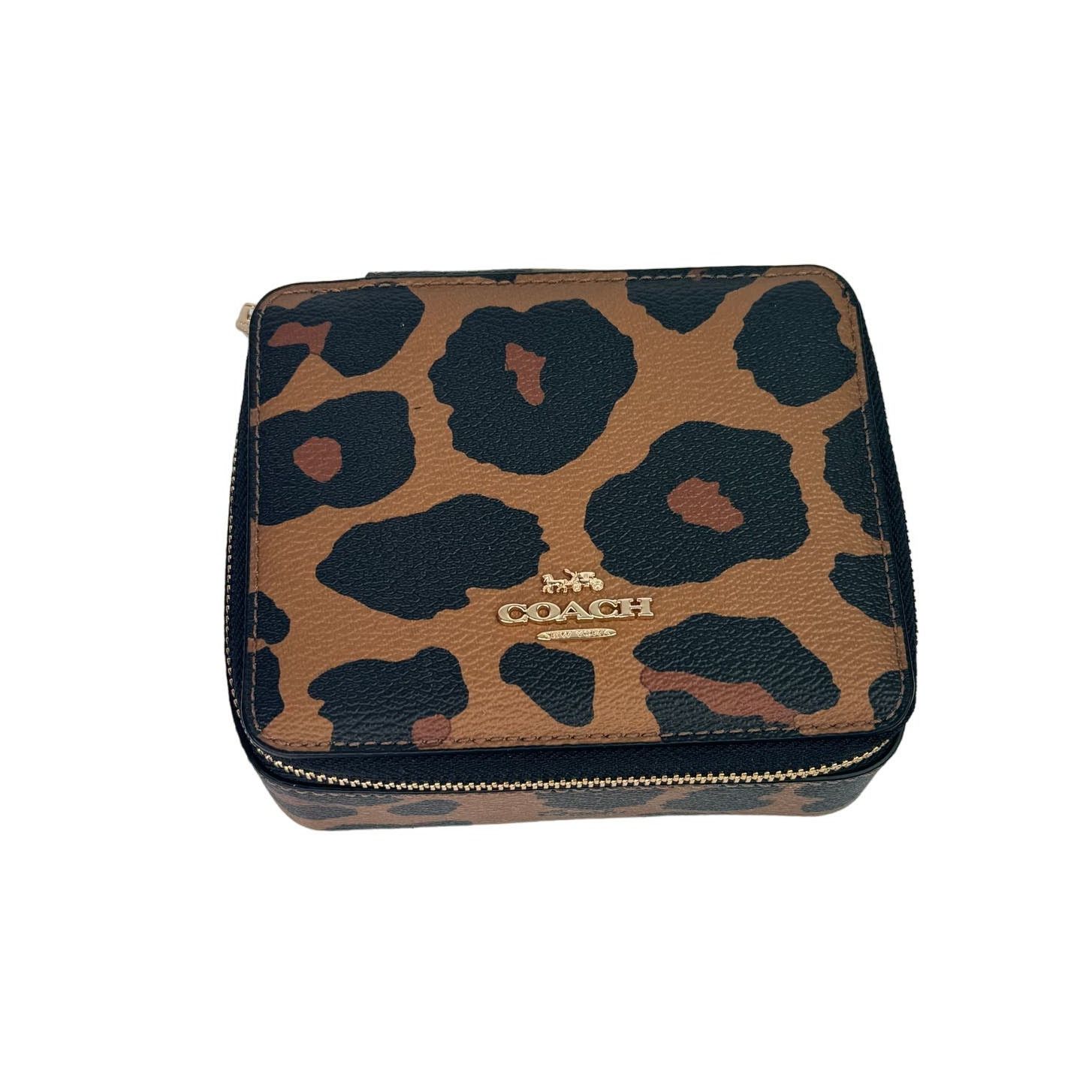 Coach Coach Jewlery Box with Leopard print New Size ONE SIZE - 1 Thumbnail