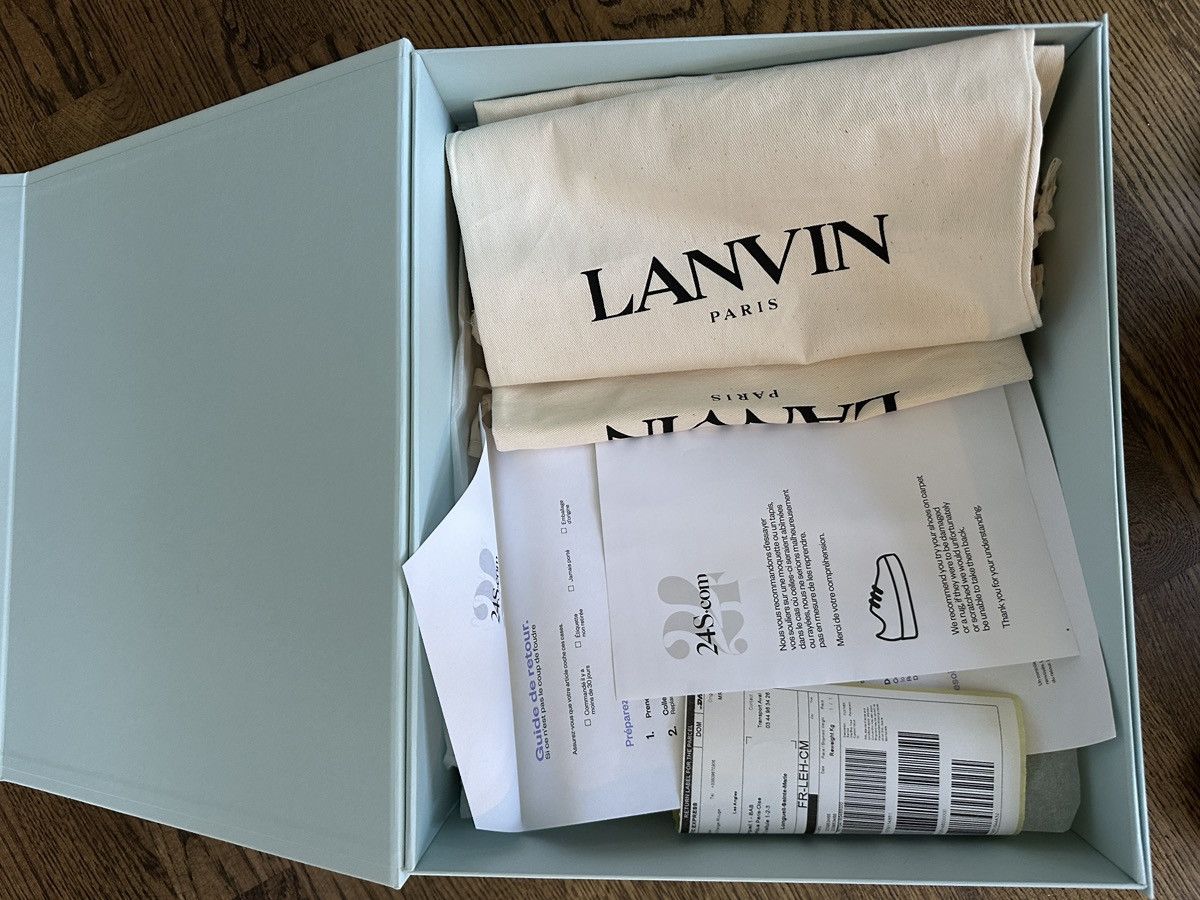 Lanvin Lanvin Curb Sneaker Black Size US 10 / EU 43 - 13 Thumbnail