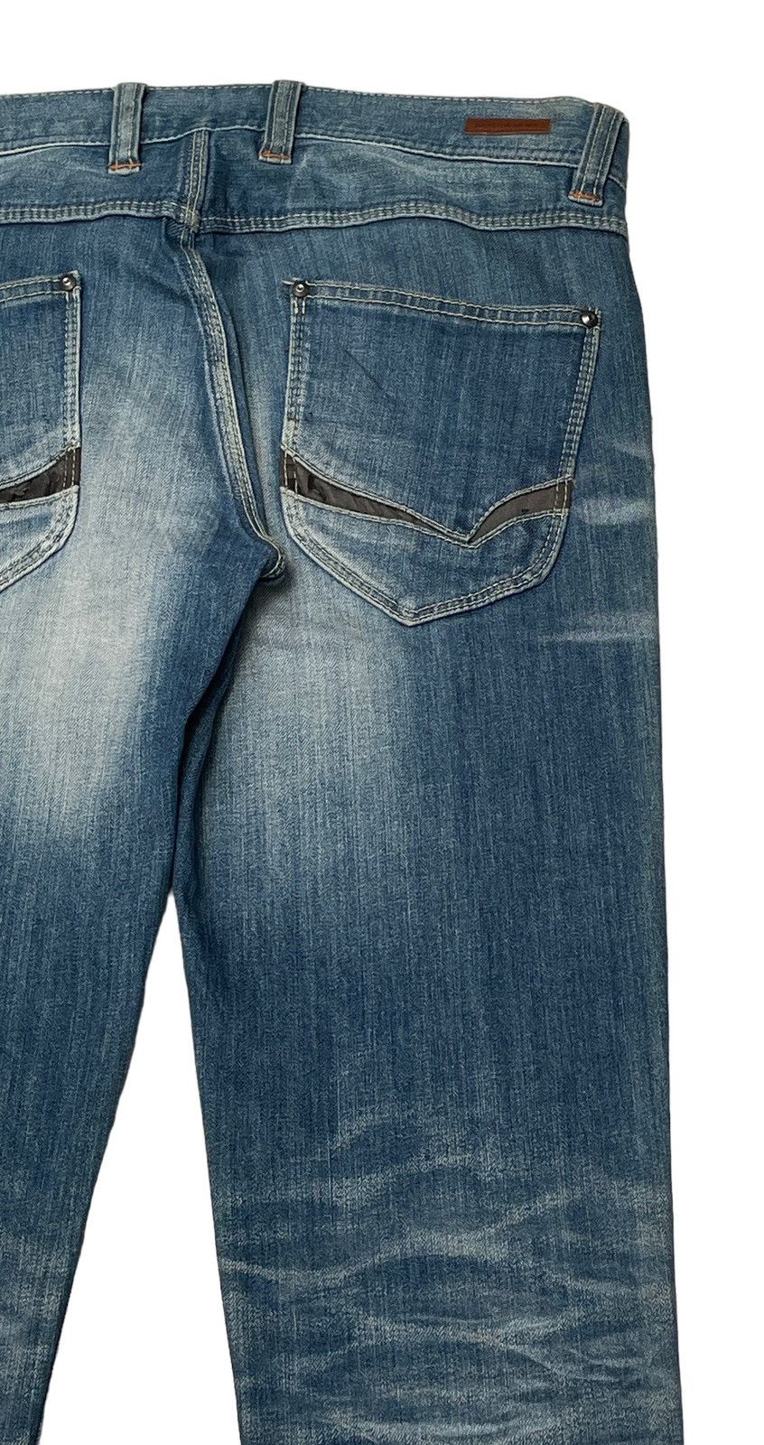 Nicole Club Vintage Japanese Brand Nicole Club Flared Jeans 1990s Size US 32 / EU 48 - 9 Thumbnail