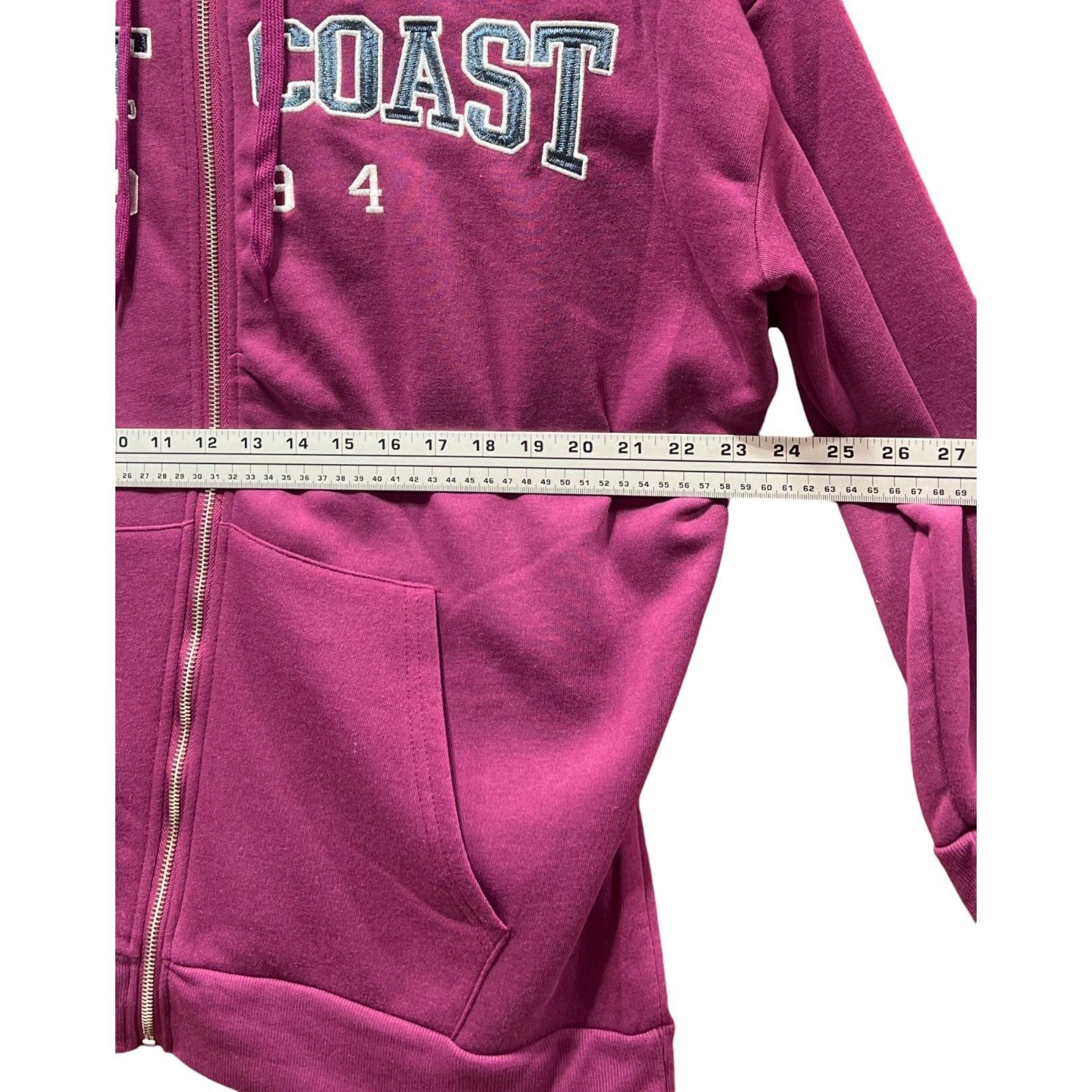 rue21 Rue 21 - Women's Long Sleeve Hooded Sweatshirt - Purple - 1X Size XL / US 12-14 / IT 48-50 - 3 Thumbnail