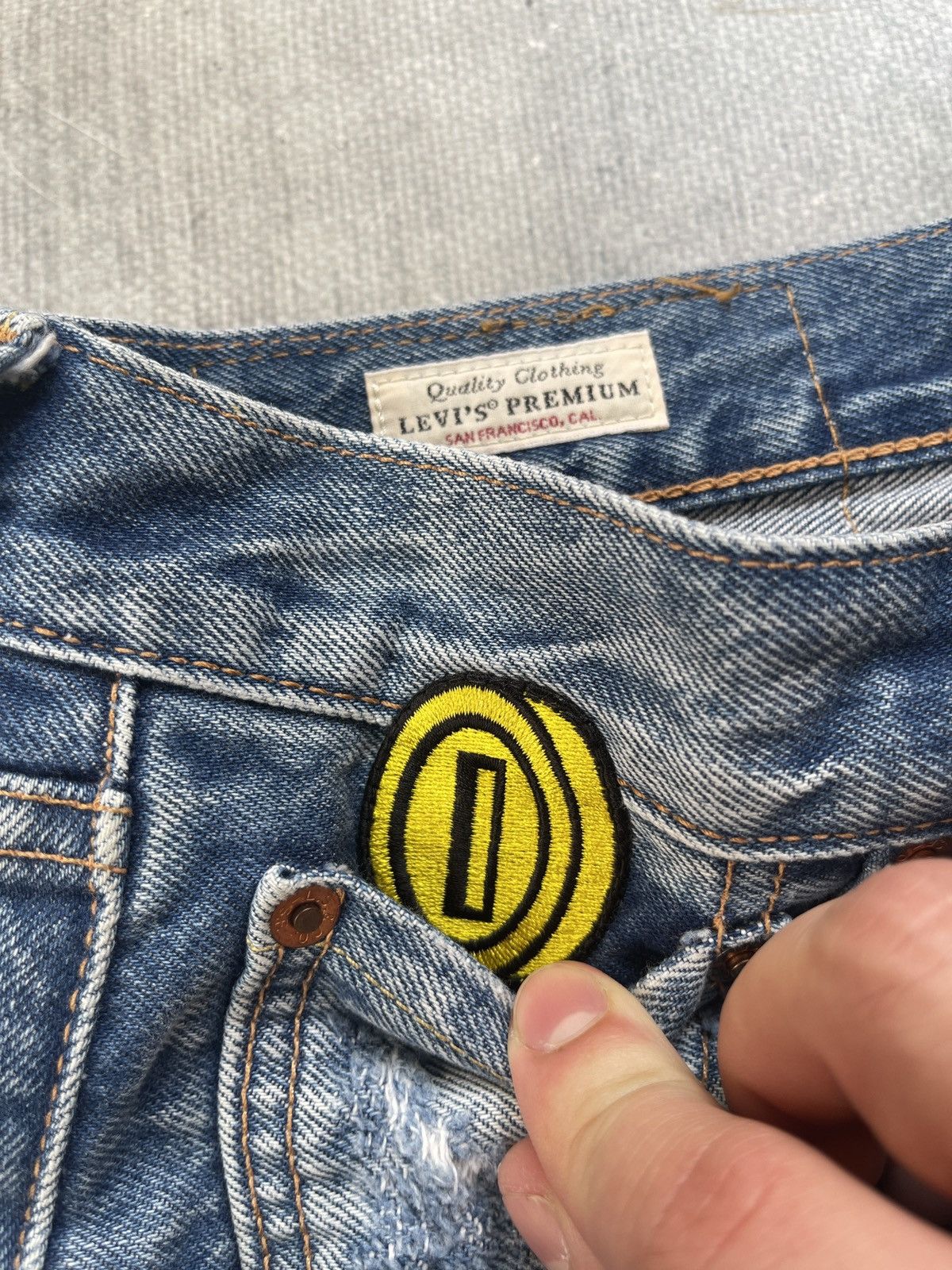 Levi's Levis 501 93 Big E x Super Mario Selvedge Jeans Size US 30 / EU 46 - 10 Thumbnail
