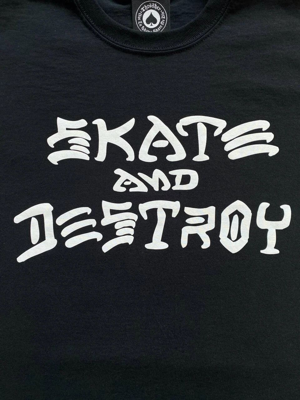 Thrasher THRASHER SKATE AND DESTROY TEE Size US L / EU 52-54 / 3 - 4 Thumbnail