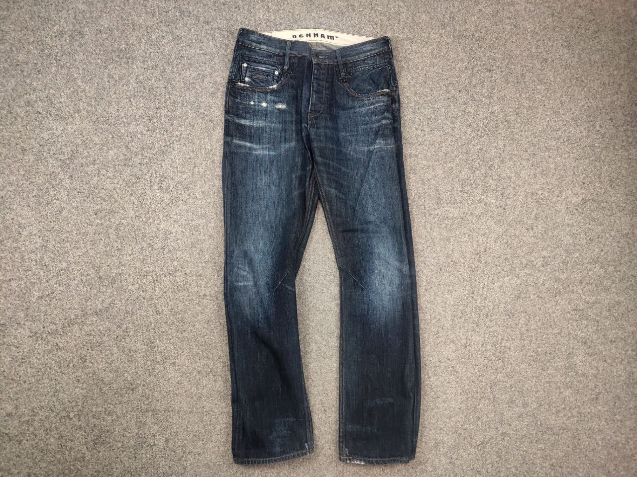 DENHAM Denham the jeanmaker cutter Vintage Japan Denim Faded Jeans Size US 32 / EU 48 - 2 Thumbnail