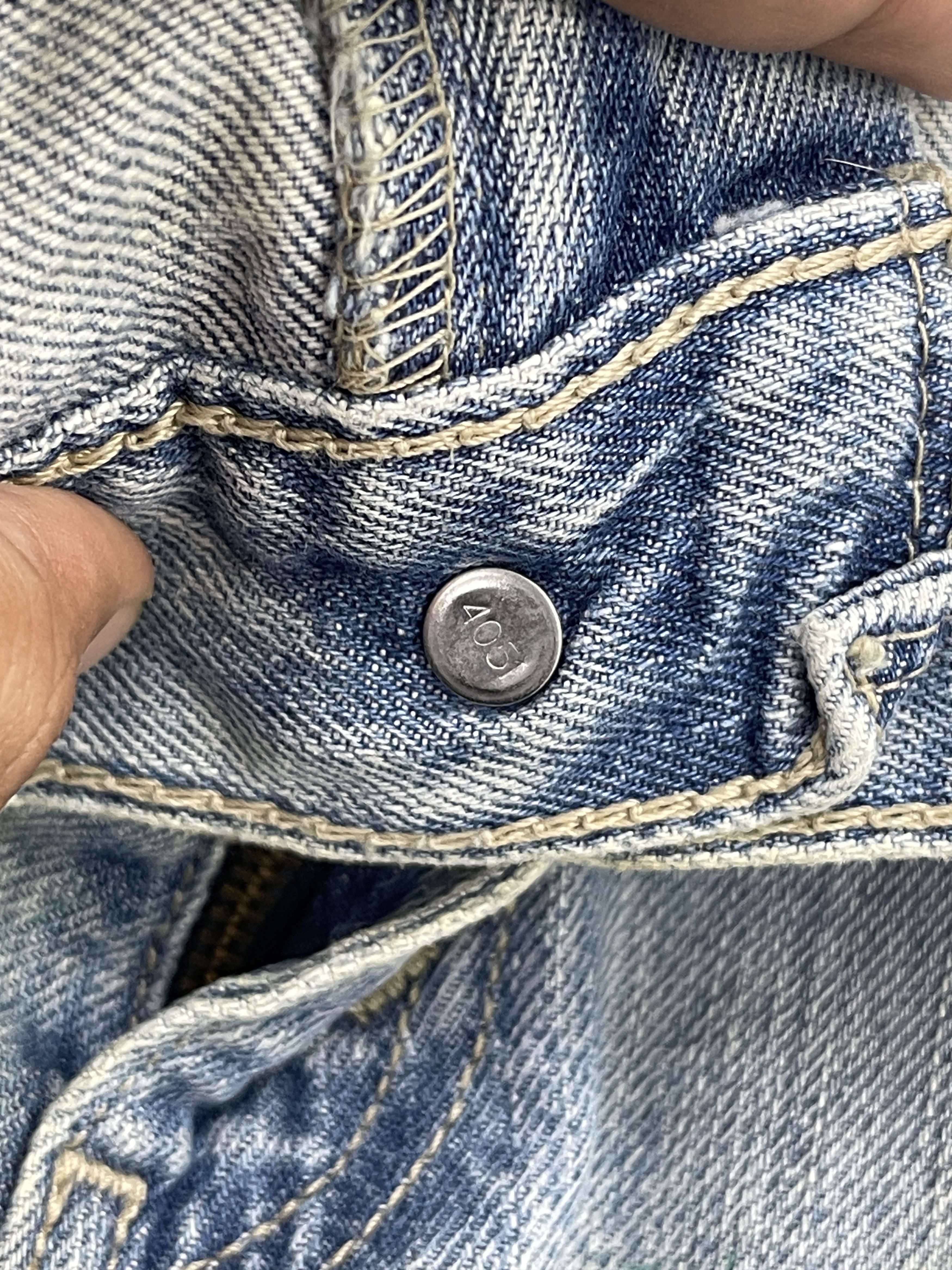 Levi's × Vintage Relaxed Straight Vintage Levis 559 Faded Blue Jeans DP2494 Size US 36 / EU 52 - 14 Thumbnail