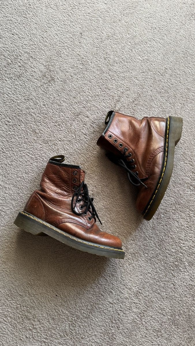 Dr. Martens Dr. Martens Rare vintage leather boots 1460 Punk Grunge Size US 7 / IT 37 - 1 Thumbnail