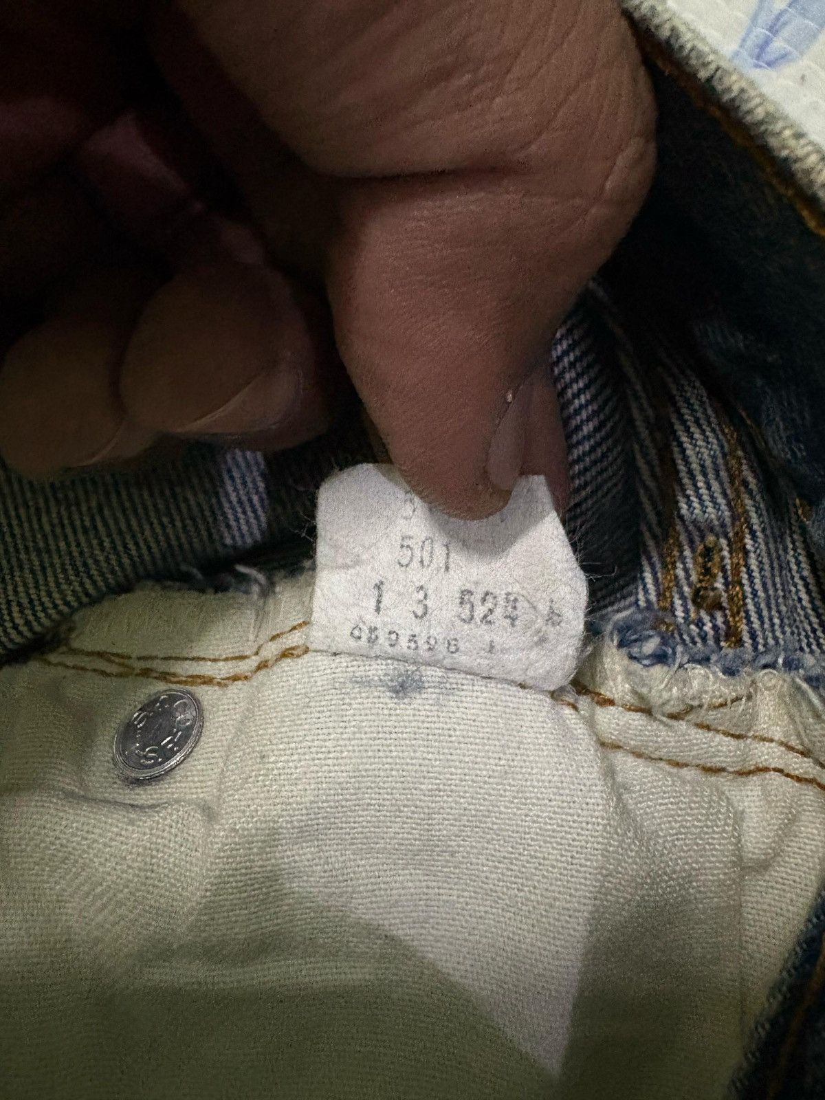 Levi's × Levi's Vintage Clothing Vintage 501 Levis Distressed Denim Pant Size US 38 / EU 54 - 21 Thumbnail