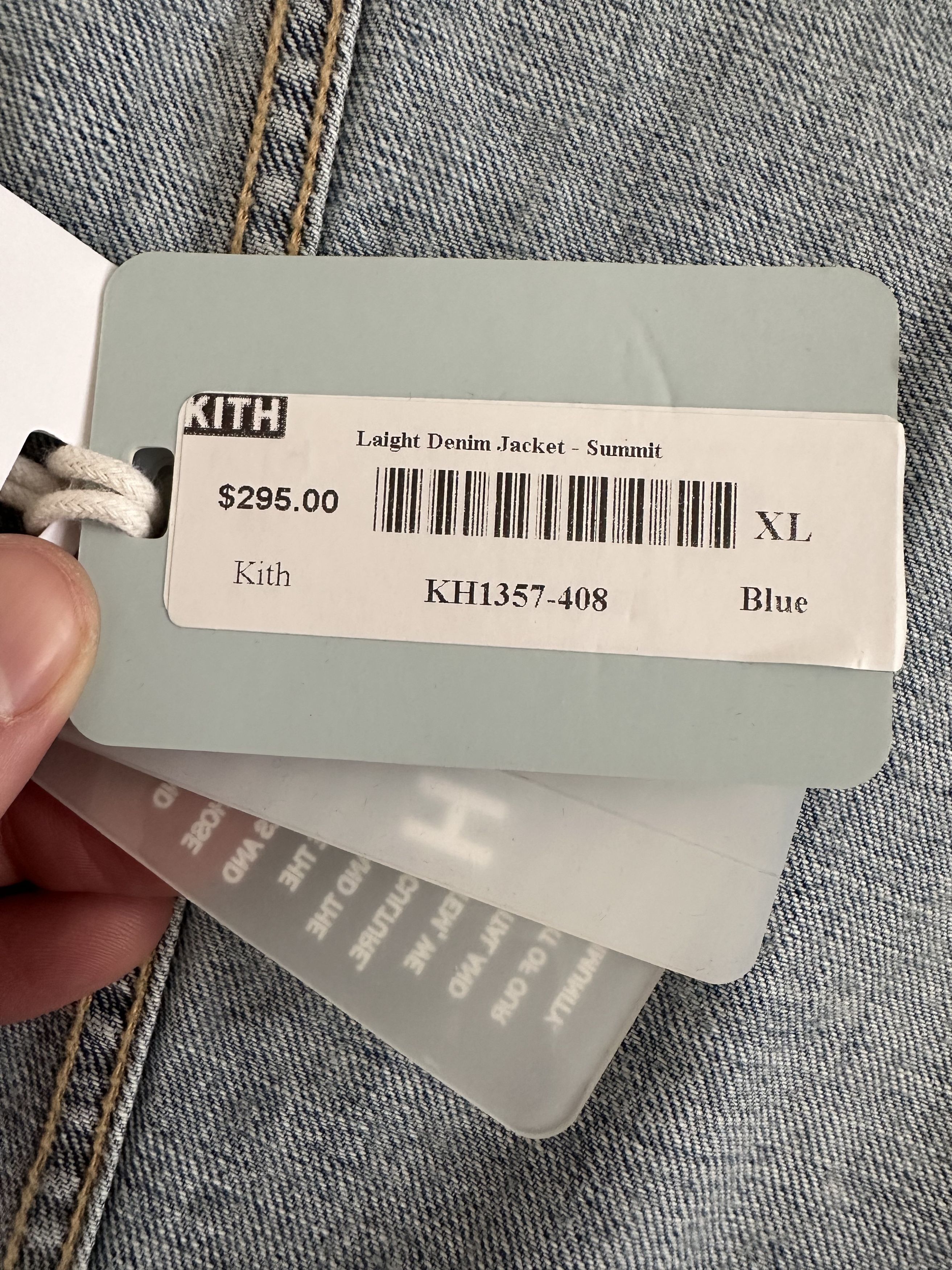 Kith Kith Laight Denim Jacket Summit Size US XL / EU 56 / 4 - 14 Thumbnail