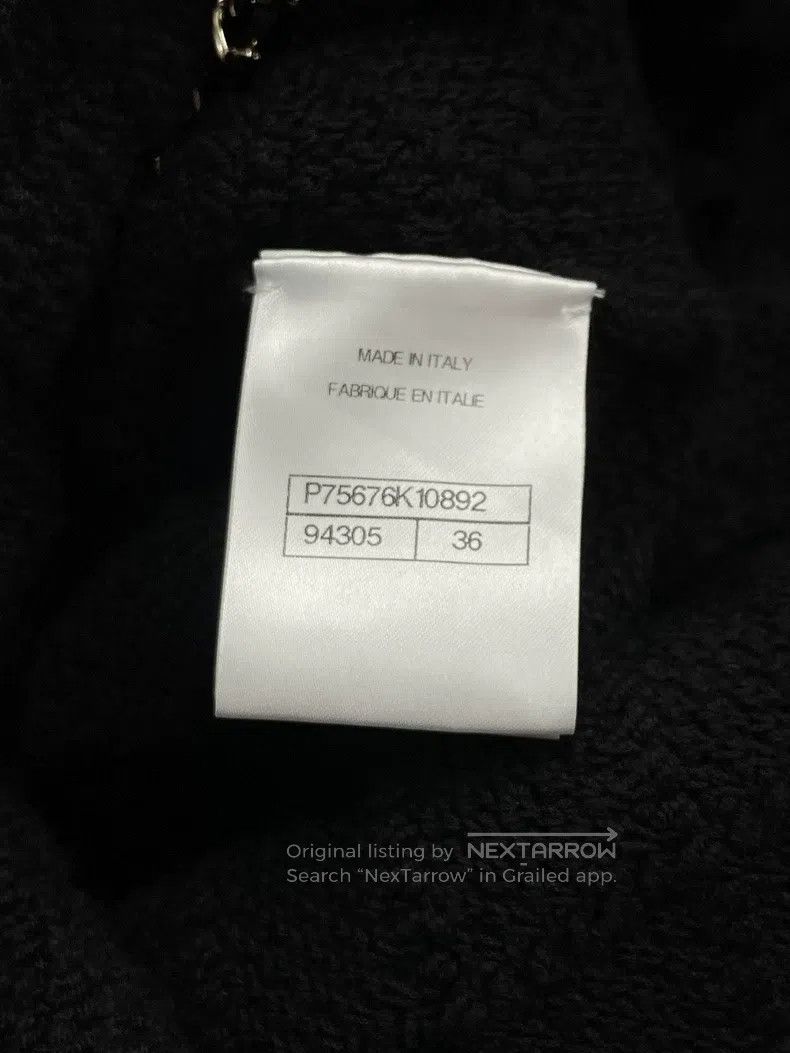 Chanel Chanel Black leather chain cashmere strap dress Size XS / US 0-2 / IT 36-38 - 6 Thumbnail
