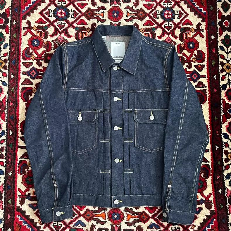 Visvim Visvim17ss 101 unbleached denim jacket 2504-Nextarrow Size US L / EU 52-54 / 3 - 2 Thumbnail