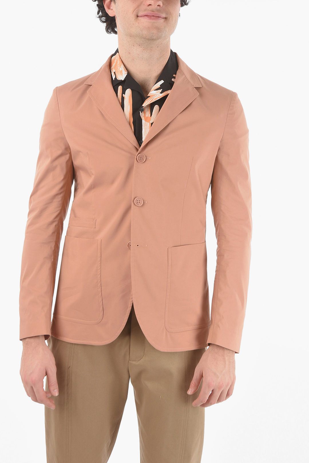 image of Neil Barrett Og1Mm1223 Blazer In Pink, Men's (Size Small)