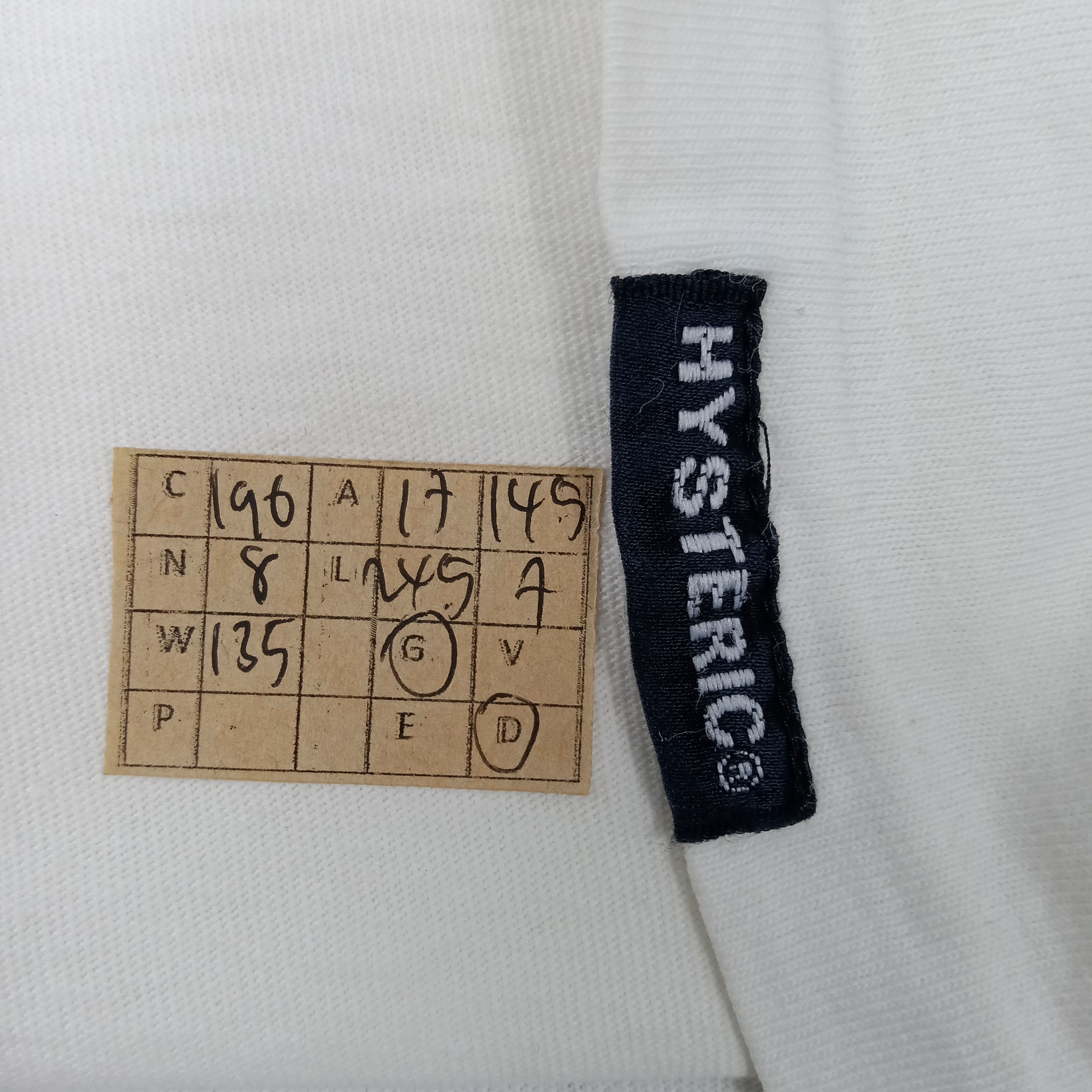 Hysteric Glamour × Japanese Brand × Vintage Hysteric Glamour Japanese Brand Naked Art Tshirt Size US S / EU 44-46 / 1 - 9 Thumbnail