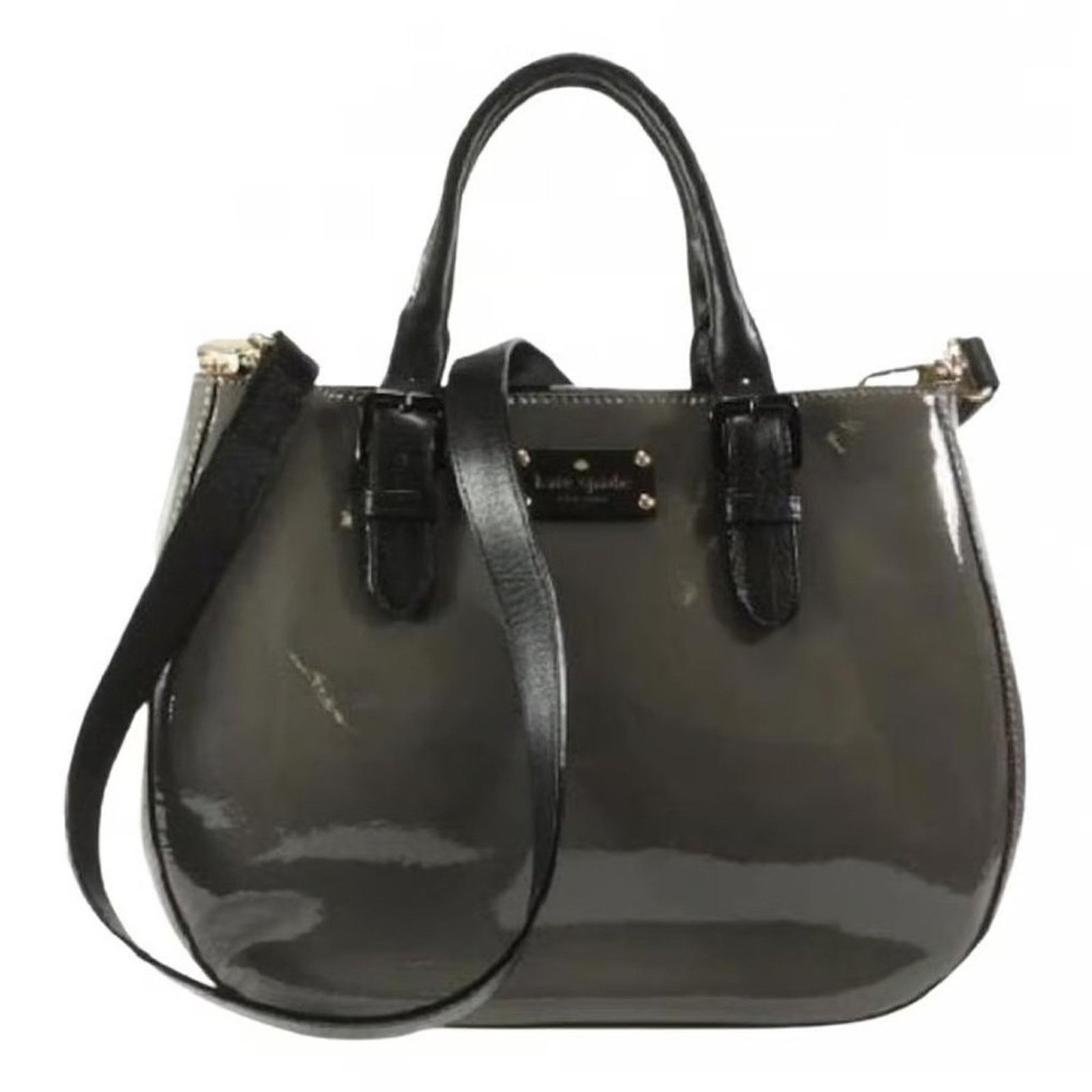 Kate Spade KATE SPADE Carlisle Street Sylvie Satchel in Cliff Grey Size ONE SIZE - 1 Thumbnail