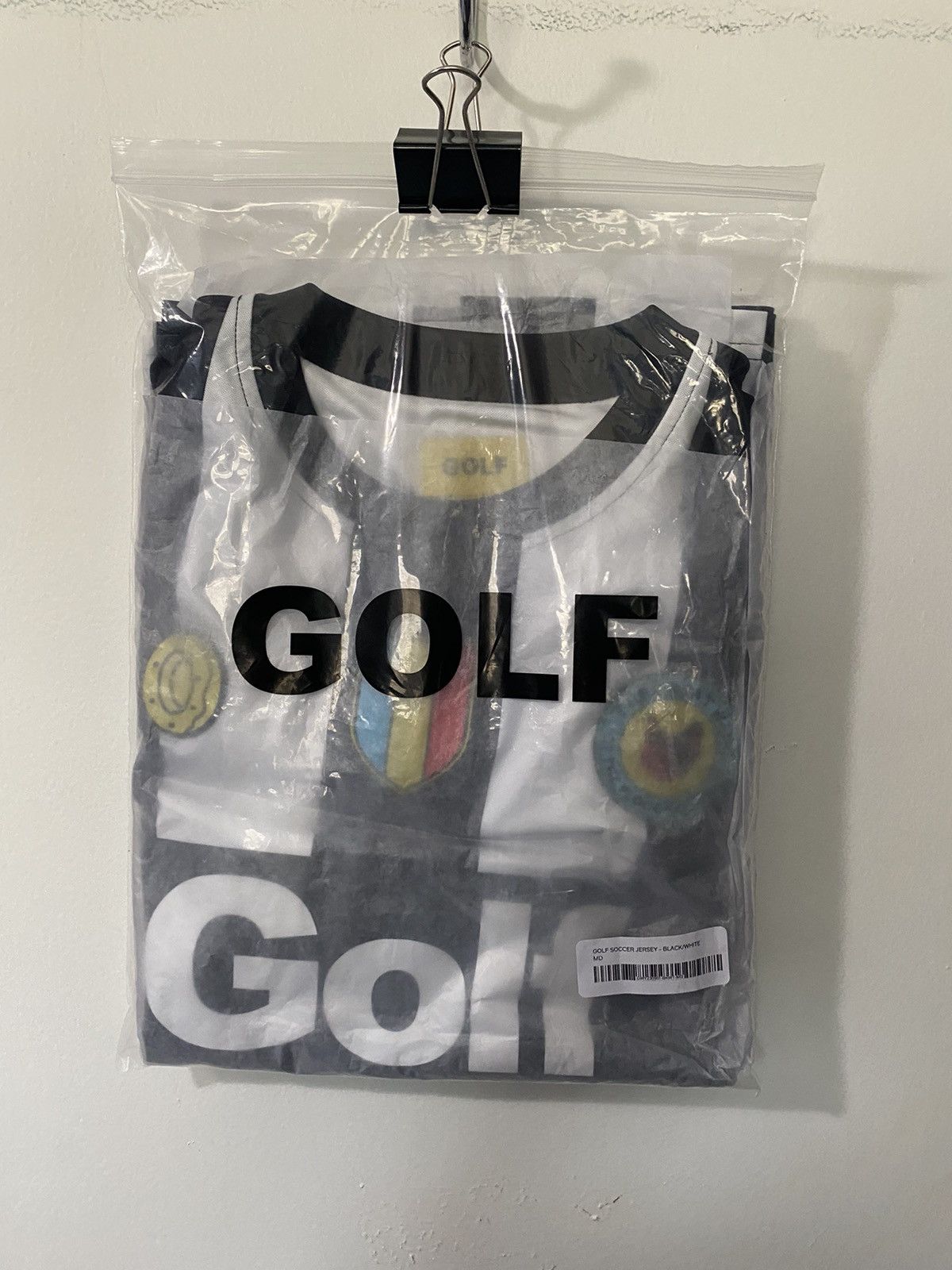 image of Golf Wang Soccer Jersey Size Medium in Black, Men's
