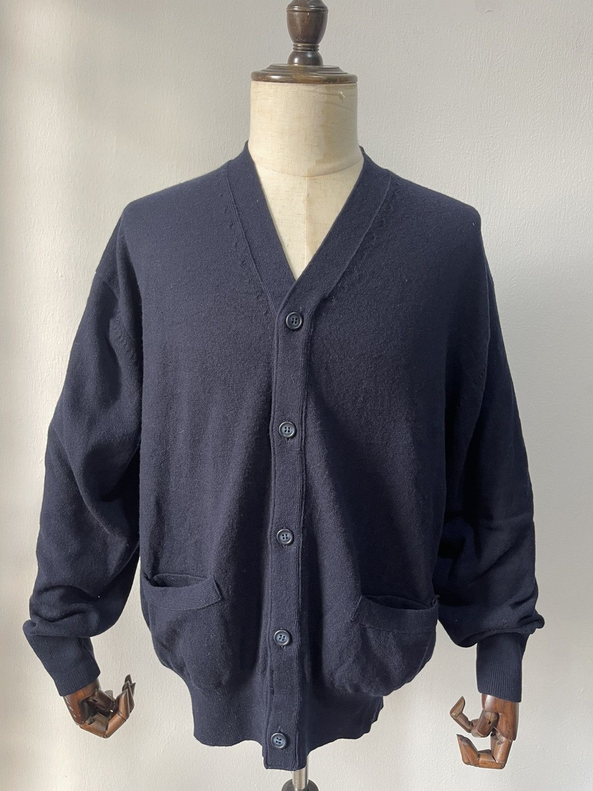 Comme des Garcons Homme Plus 1994 Comme Des Garcons Homme Wool Cardigan C1 Size US M / EU 48-50 / 2 - 4 Thumbnail