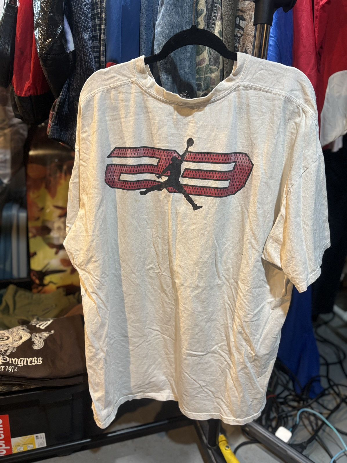 Jordan Brand Vintage Jordan Jumpman 23 Logo Tee Size US XXL / EU 58 / 5 - 2 Thumbnail