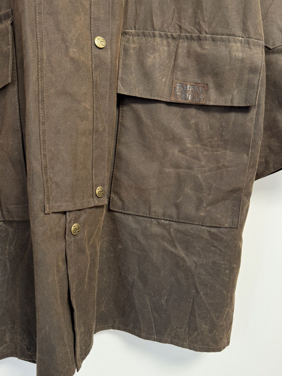 Other Burke Wills vintage wax waxed cotton short weatherall jacket Size US M / EU 48-50 / 2 - 5 Thumbnail