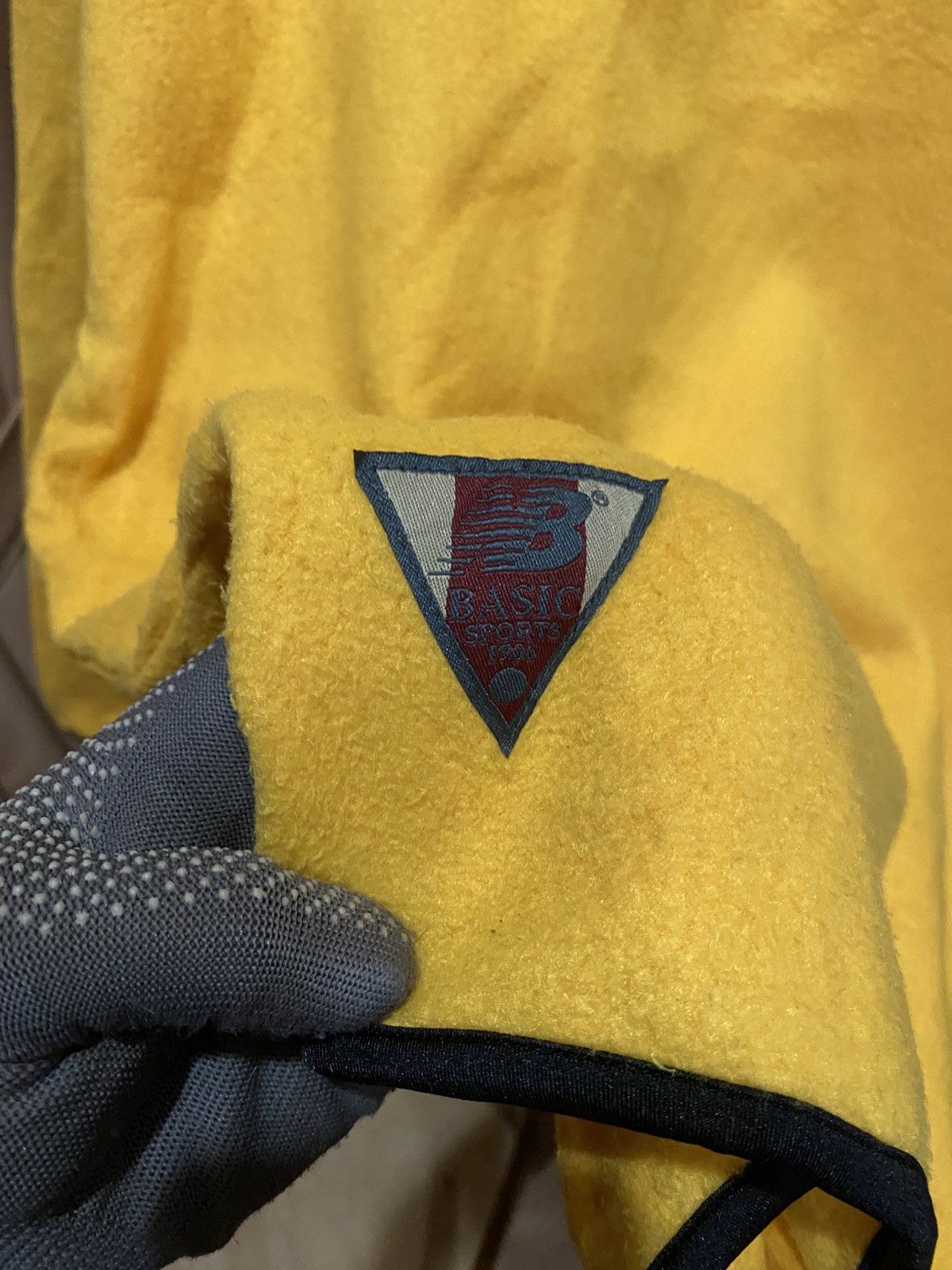 New Balance Vintage New Balance Fleece Pullover – 90s Yellow Quarter-Zip Size US L / EU 52-54 / 3 - 10 Thumbnail