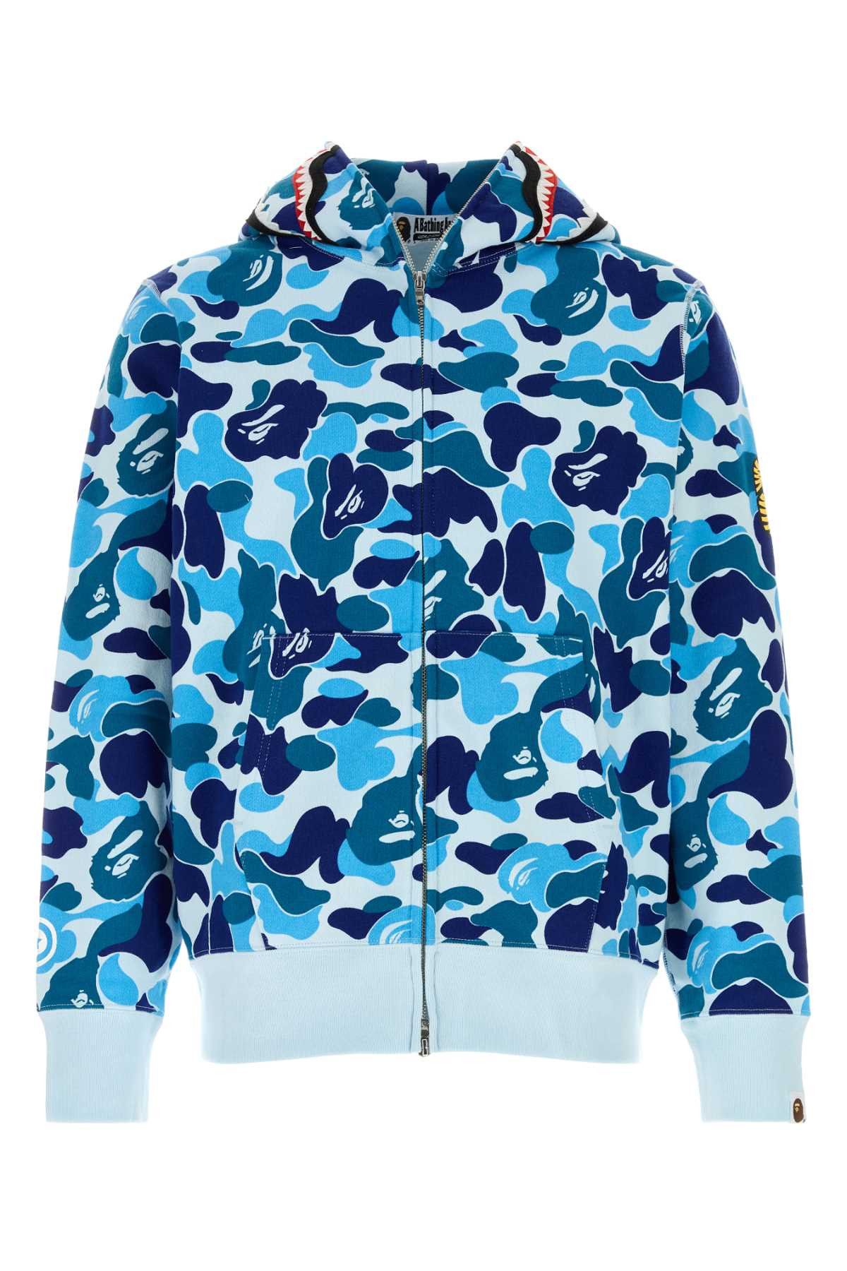 Bape Printed Cotton Abc Camo 2Nd Shark Sweatshirt Size US XL / EU 56 / 4 - 1 Thumbnail