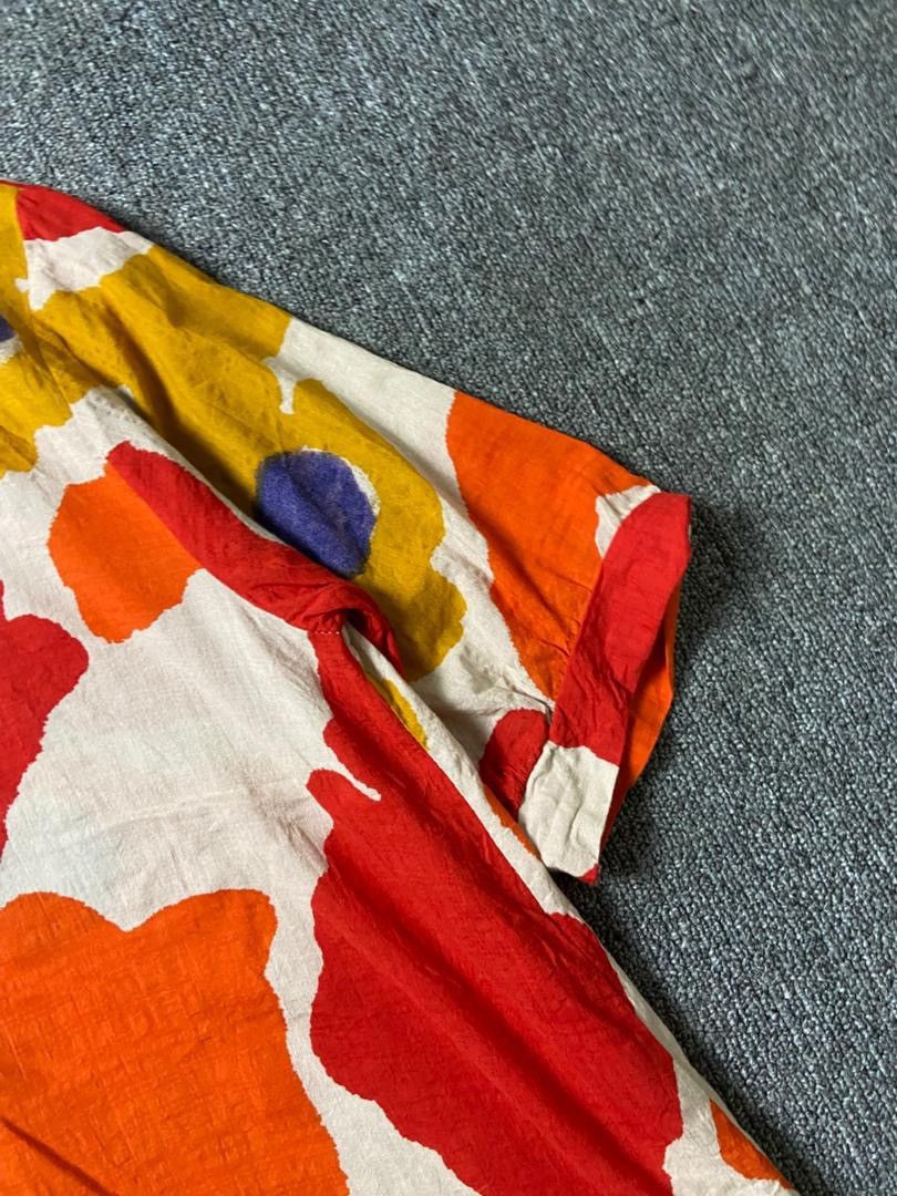 Japanese Brand TRUBE Artistic Pattern Button Up Shirt (186) Size M / US 6-8 / IT 42-44 - 7 Thumbnail