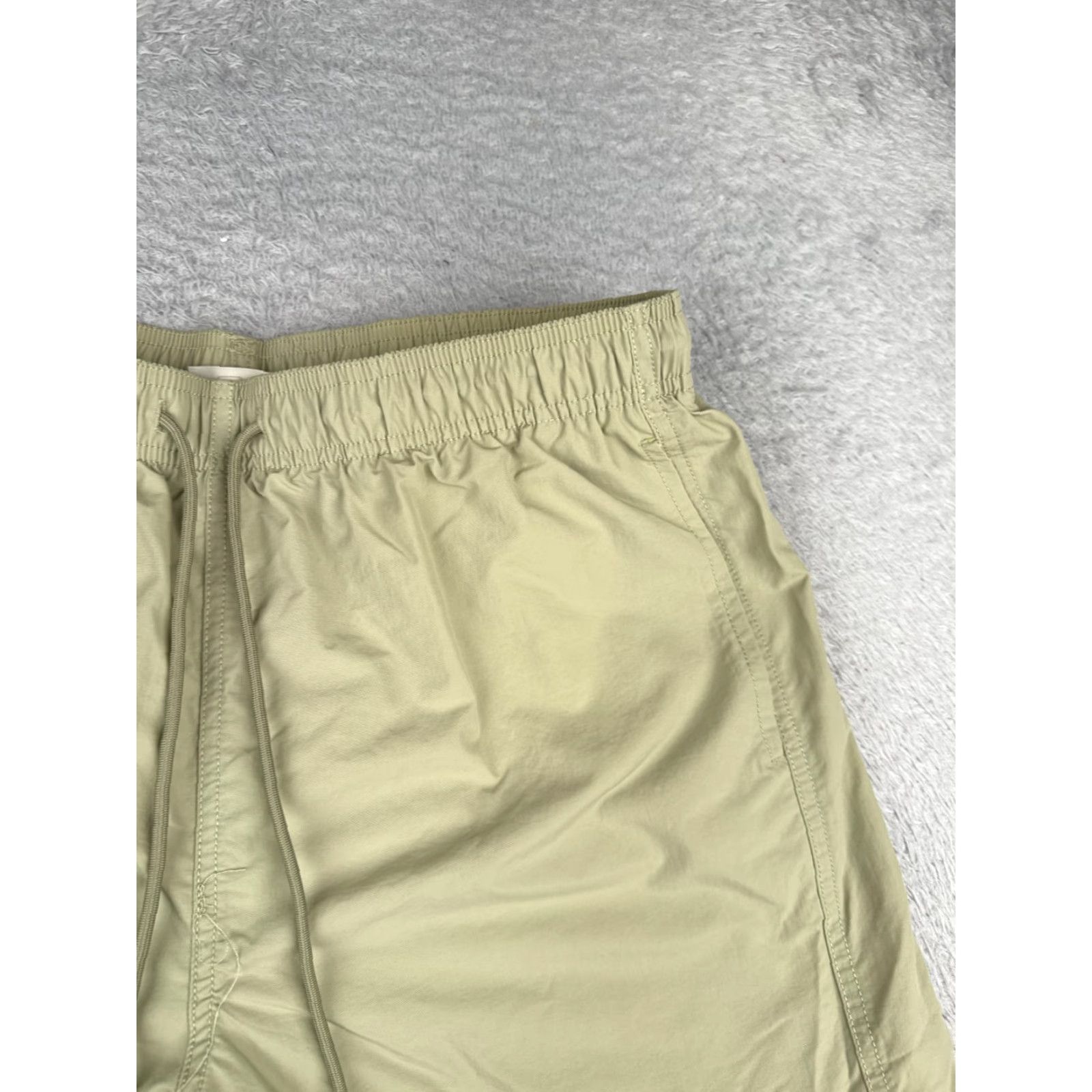 Vintage Standard Cloth Swim Trunks Mens Large Green Lined Elastic Waist Beach Pool 36x6 Regular Men Green Trunks Beach Men’s? Size US 33 - 5 Thumbnail