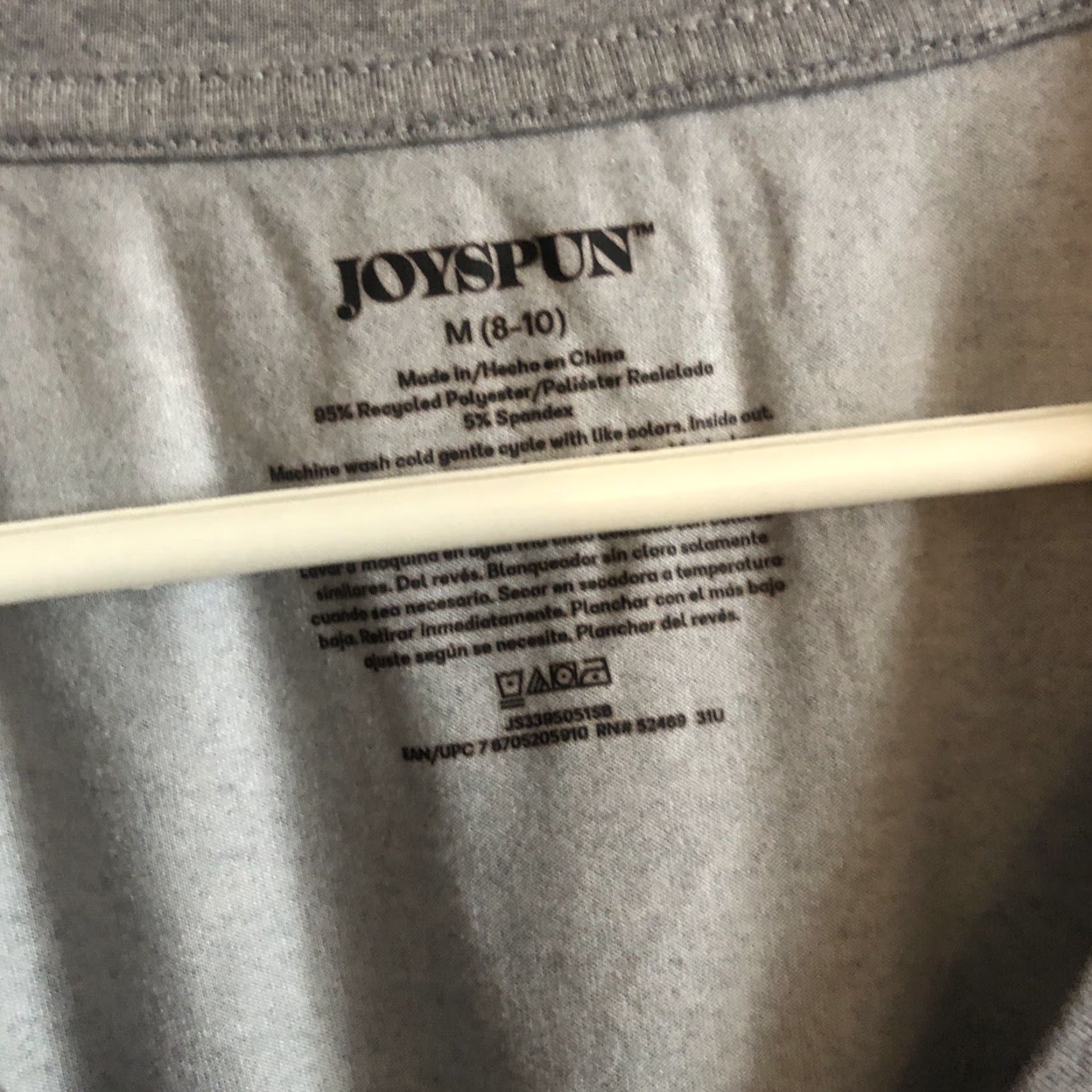 Vintage Joyspun Shirt Womens Short Sleeve Sleepshirt M Gray Logo Jersey Stretch Beach Bohemian 90s? Size M / US 6-8 / IT 42-44 - 3 Thumbnail